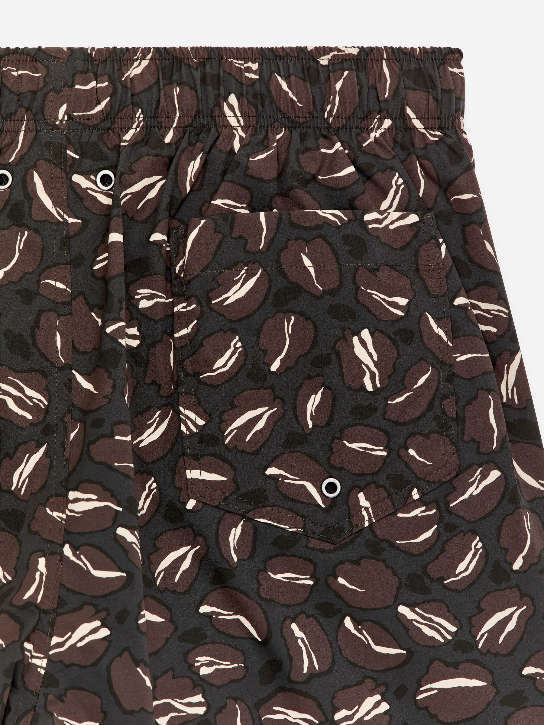 Short de bain imprimé - Marron - Homme - StillMedia/DescriptiveDetail - 1