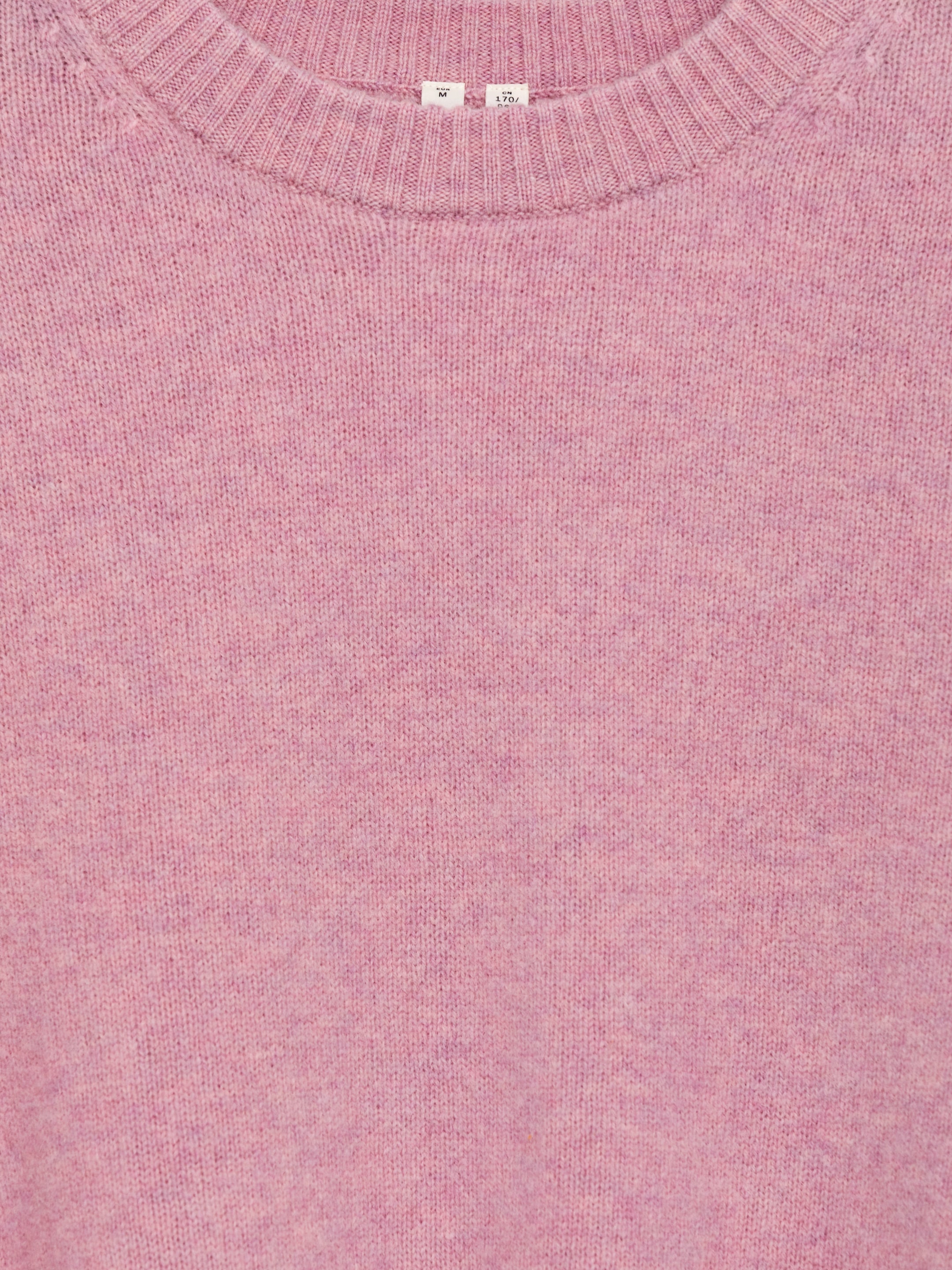 Pull en laine à col rond - Rose - Regular fit - Femme - StillMedia/DescriptiveDetail - 1