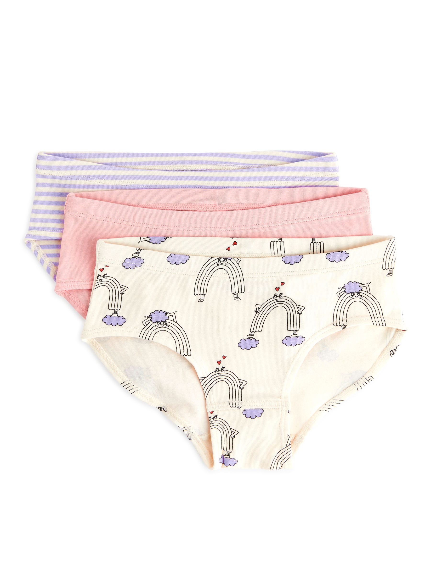 Cotton Jersey Briefs Set of 3 - Multi Colour/Print - Regular fit - Children - StillMedia/DescriptiveStillLife - 2