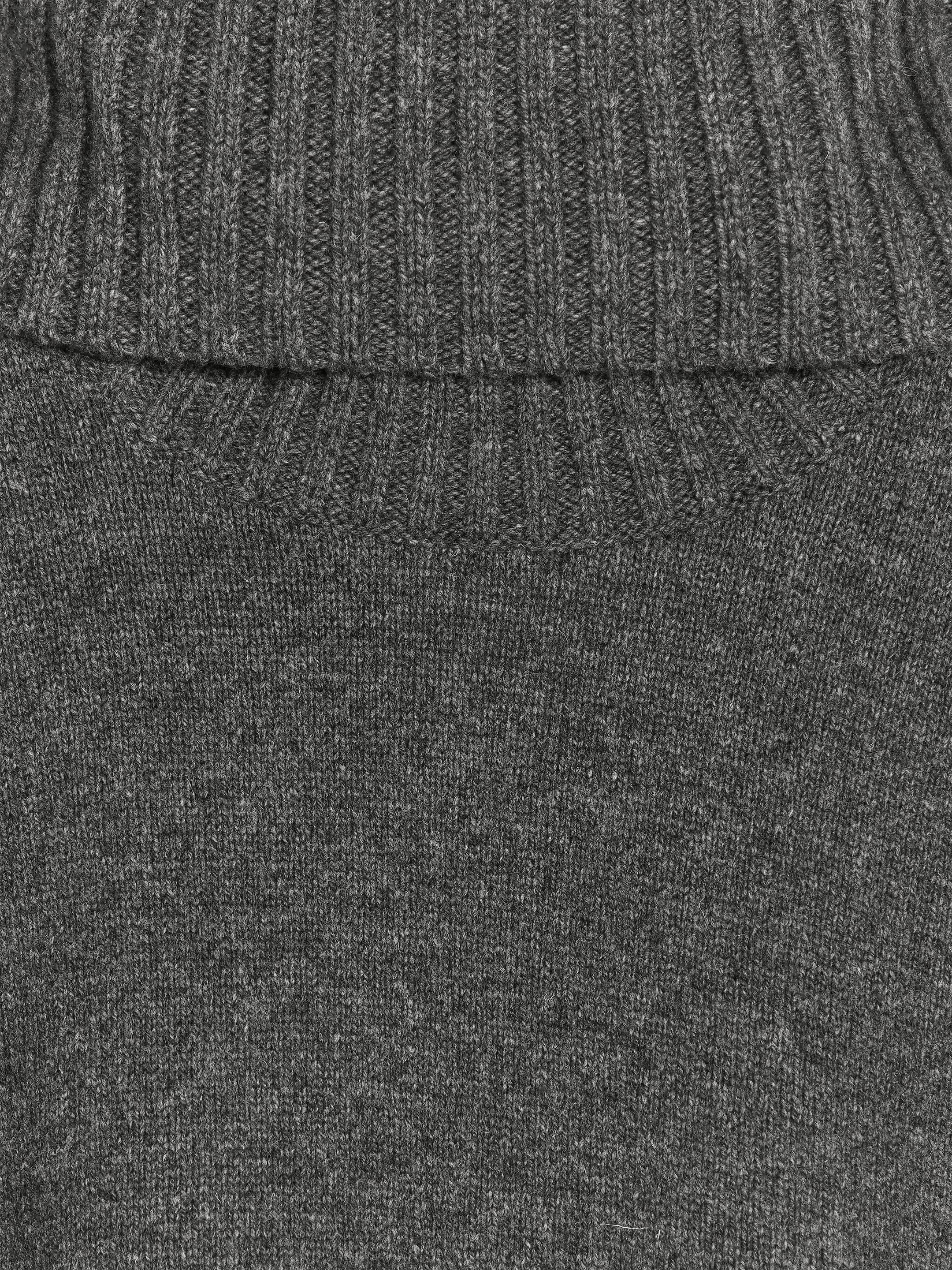 Größeres Bild ansehen: Poncho aus Wolle - Dunkelgrau meliert - Ladies | H&M DE 2
