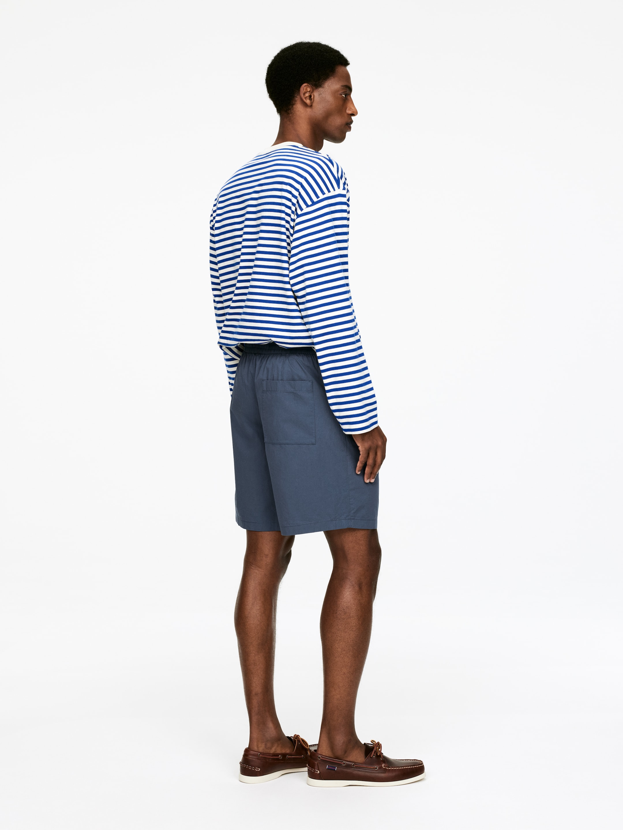 Agrandir l'image: Short en coton - Bleu foncé - HOMME | H&M FR 3