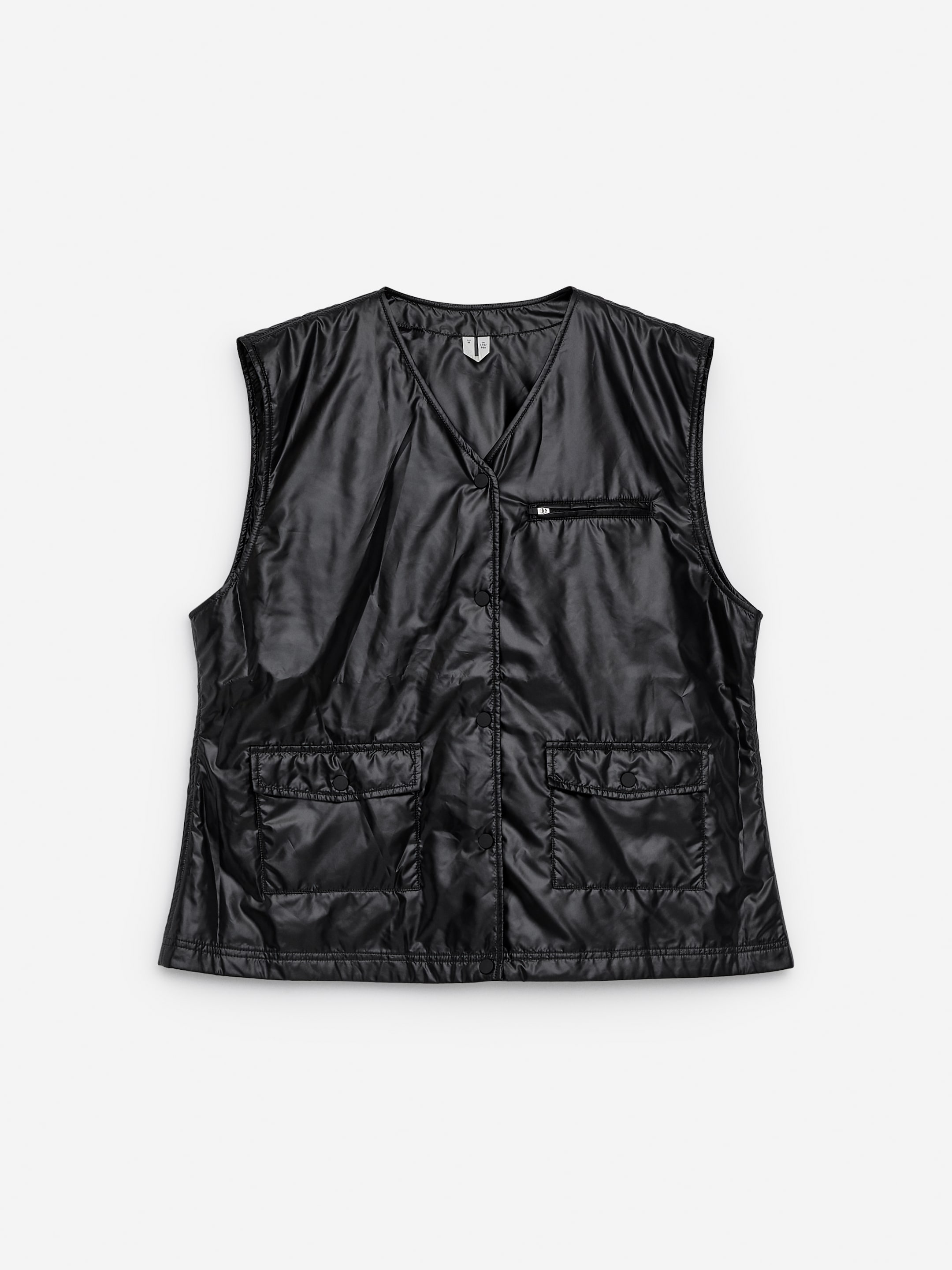 Gilet in nylon con imbottitura leggera-#272728-16396