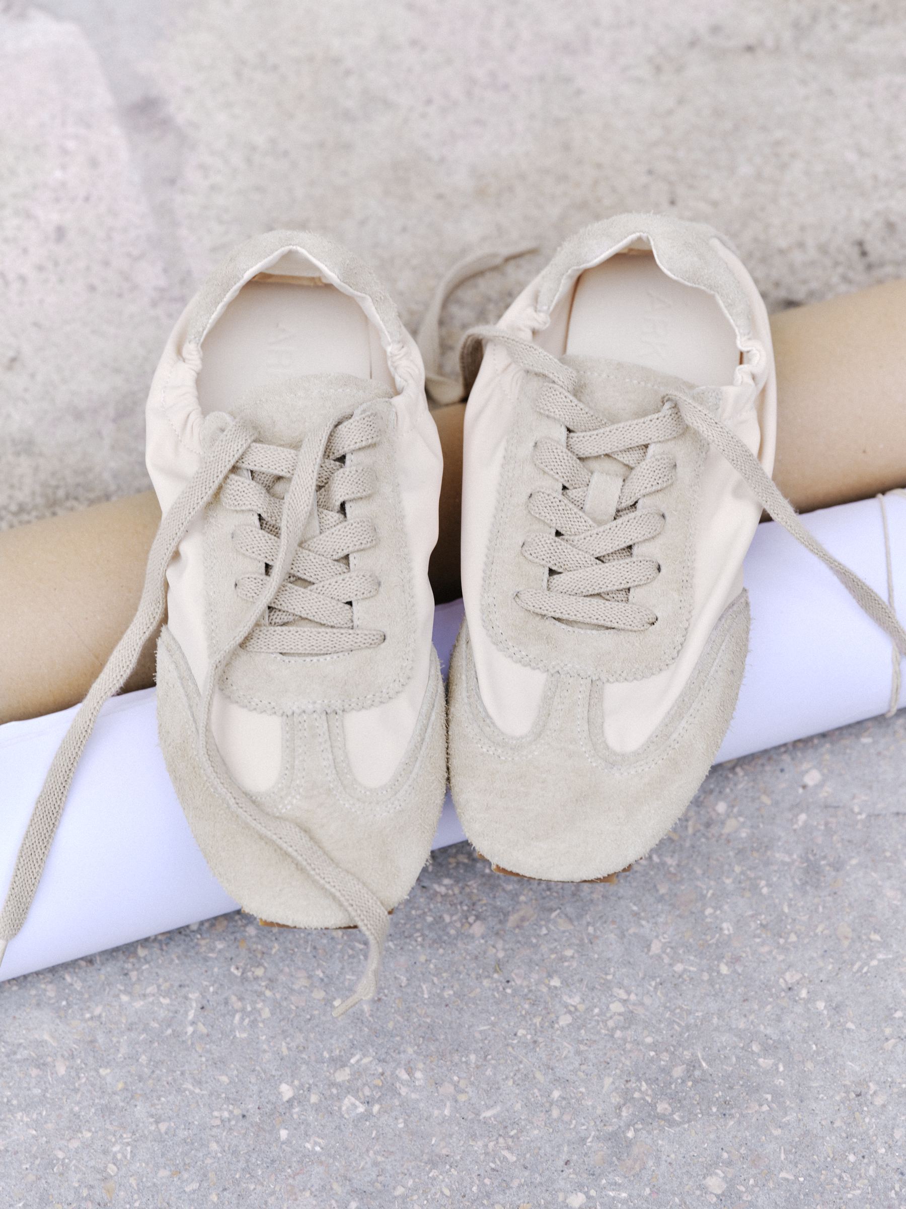 Baskets en daim et nylon - Beige - Femme - StillMedia/Environmental - 1