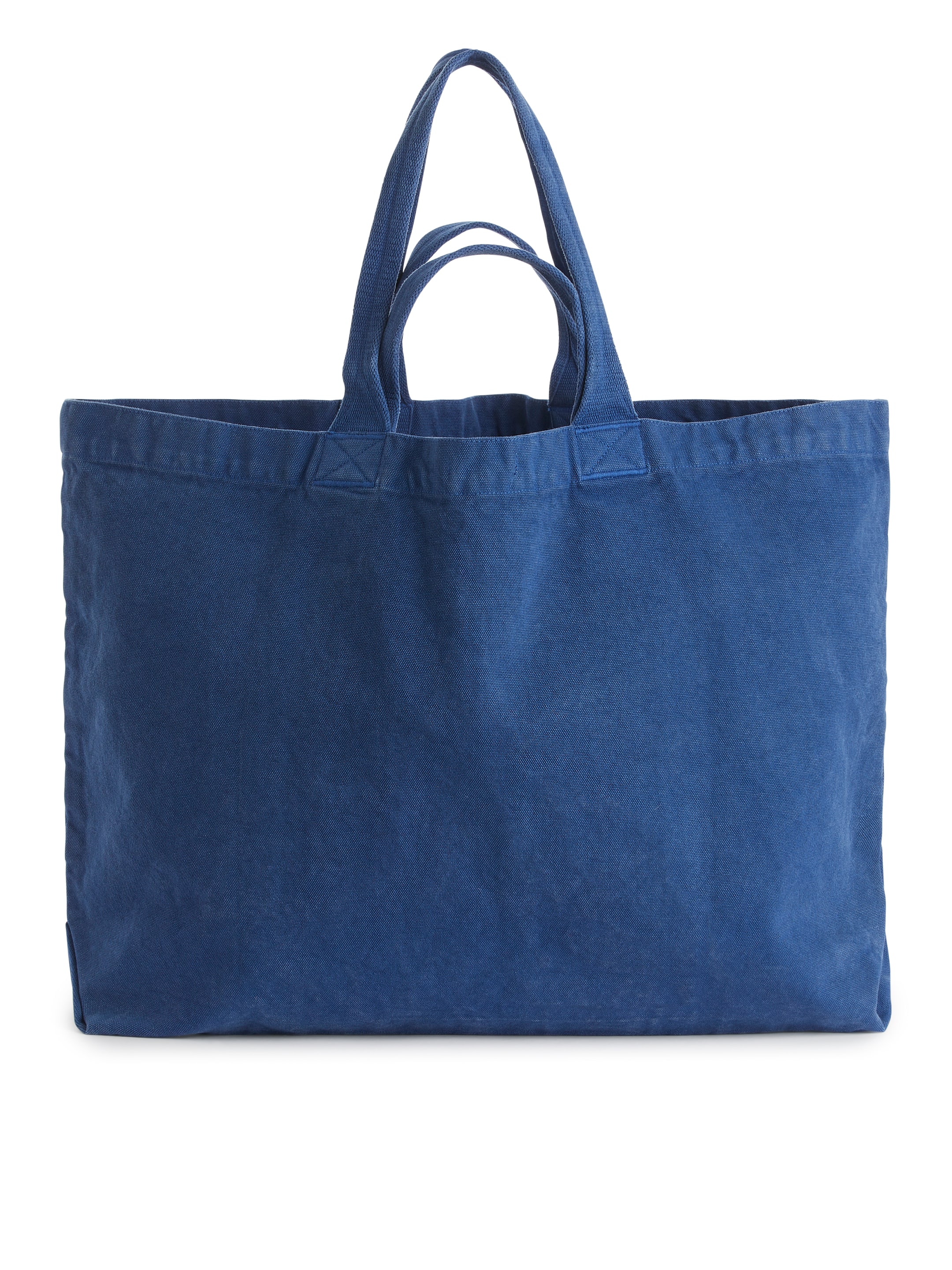 Cotton Canvas Bag - Blue/Garment-Dyed - Men - StillMedia/DescriptiveStillLife - 2
