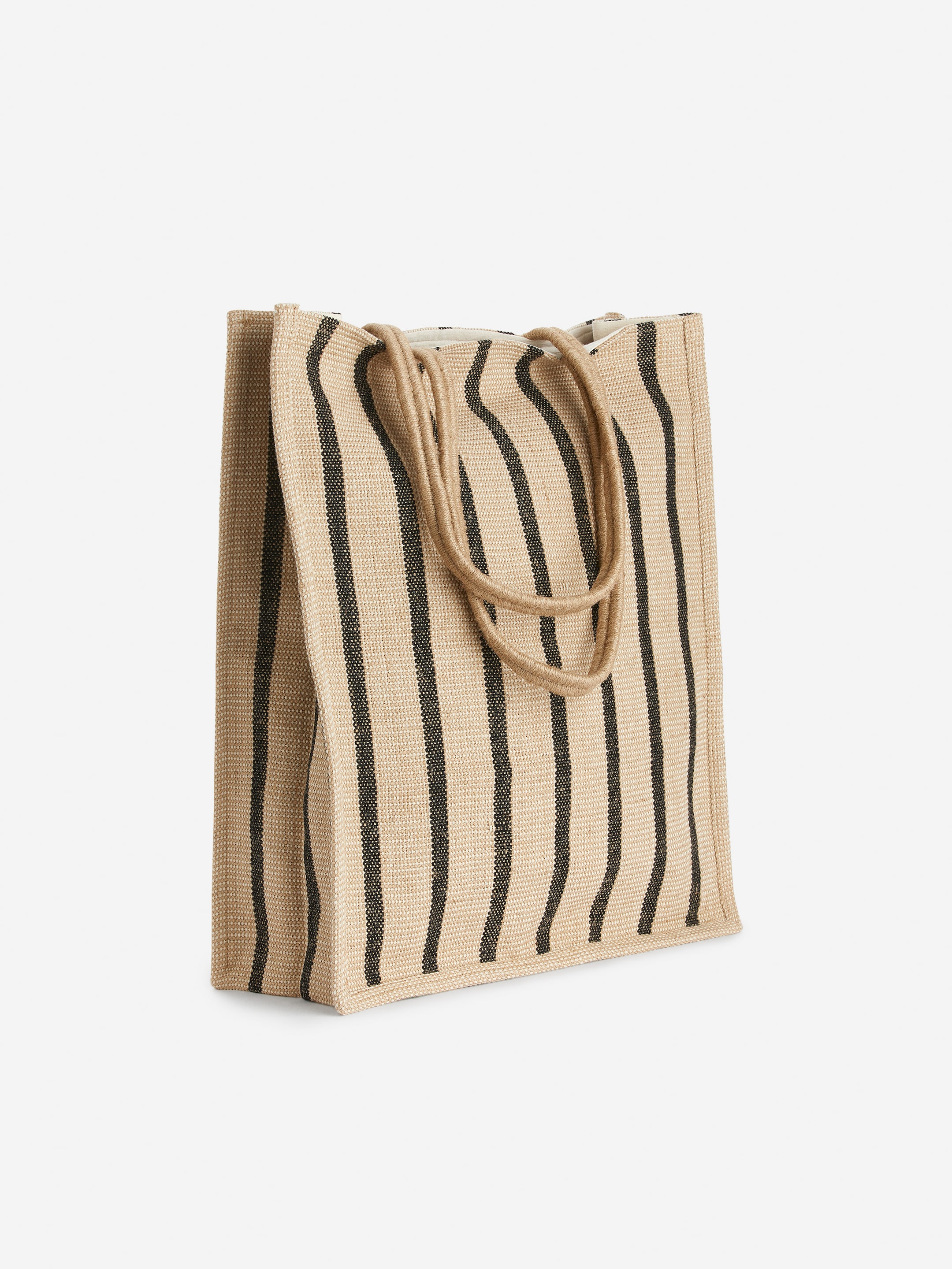 Näytä suurempi kuva: Juuttikassi - Musta/beige - Home All | H&M FI 1