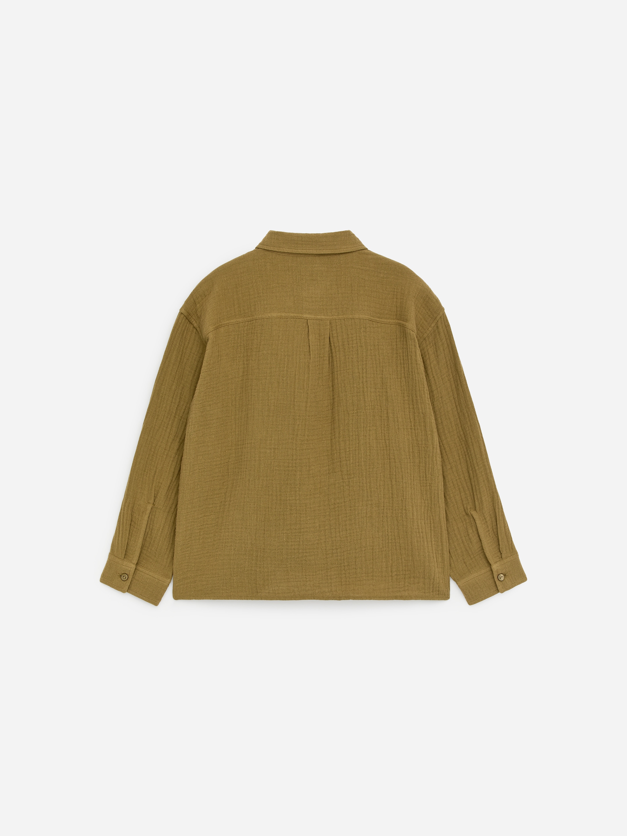 Lockeres Musselinhemd - Khaki - Relaxed Fit - Children - StillMedia/DescriptiveStillLife - 1