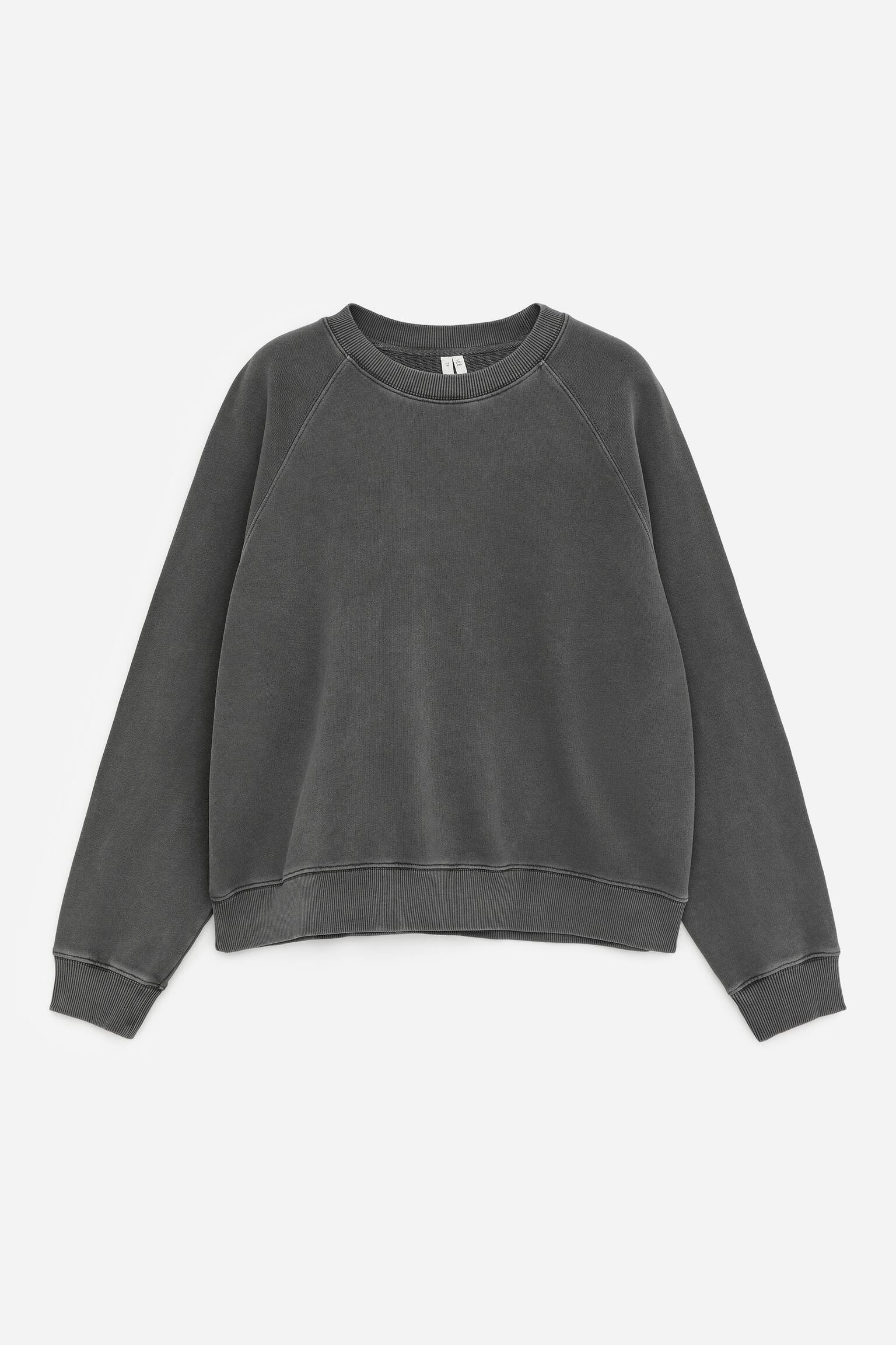 French Terry Sweatshirt - Svart/Blå/Brun/Mörkbrun/Rosa/Gråmelerad - 2