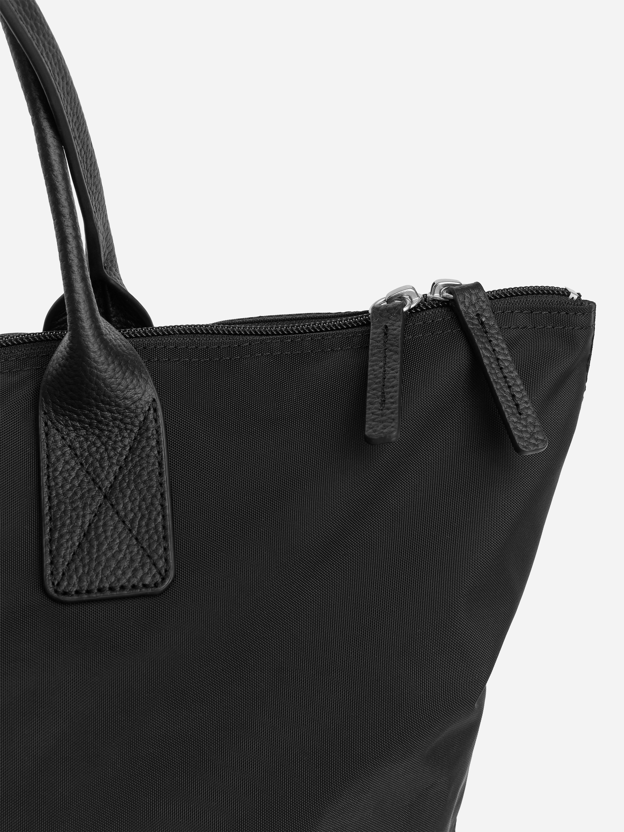 36-Hour Leather-Detailed Tote - Black - Travel - StillMedia/DescriptiveDetail - 1