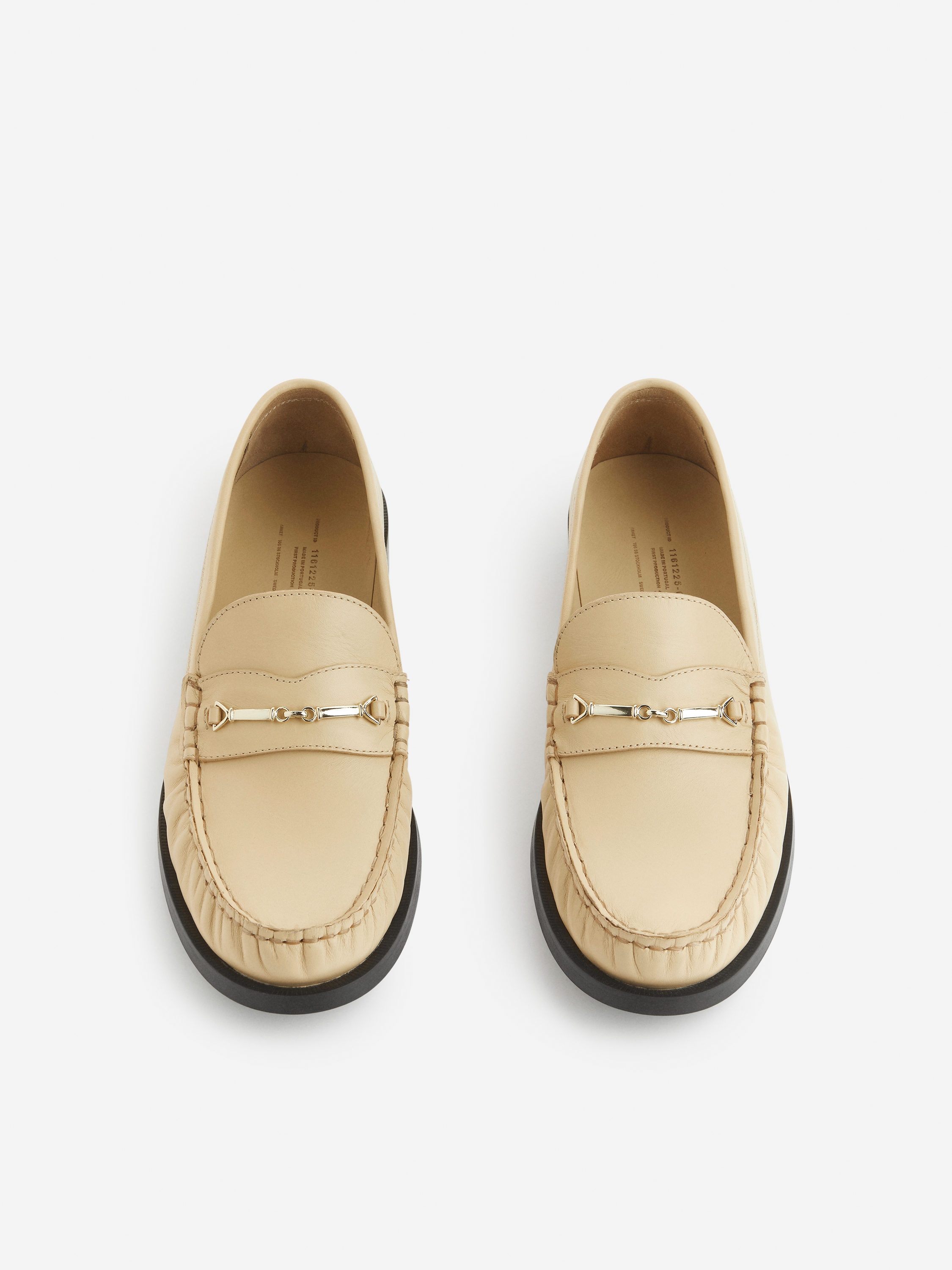 Leather Loafers - Beige - Women - StillMedia/DescriptiveStillLife - 5