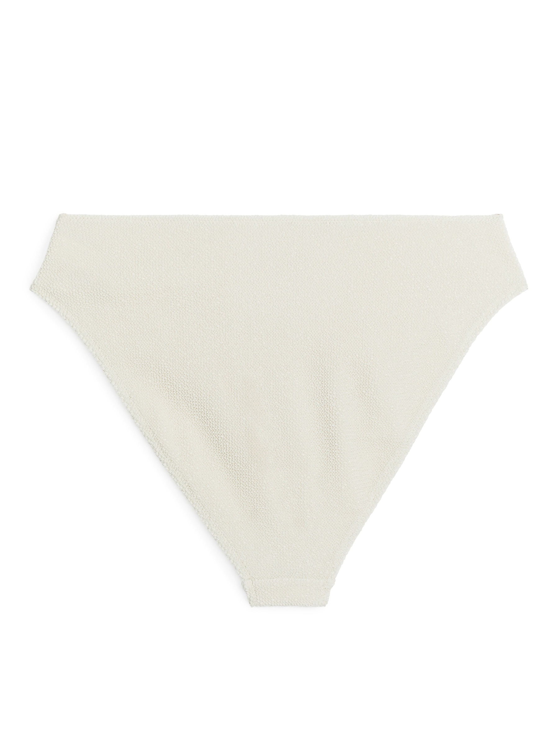 Mid Waist Crinkle Bikini Bottom - White - Regular fit - Women - StillMedia/DescriptiveStillLife - 2