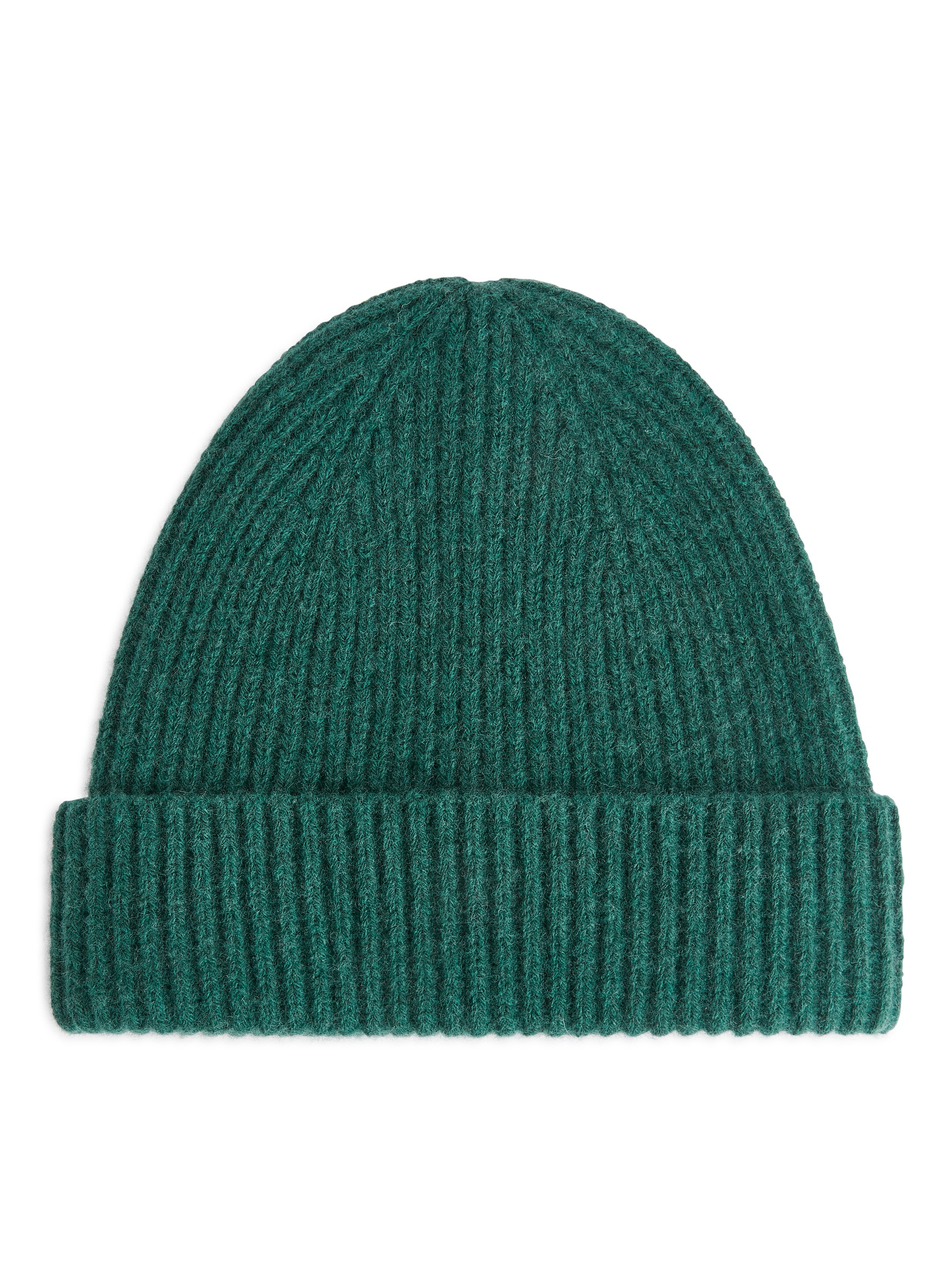 Agrandir l'image: Bonnet en maille de laine côtelée - Vert foncé - HOMME | H&M FR 1