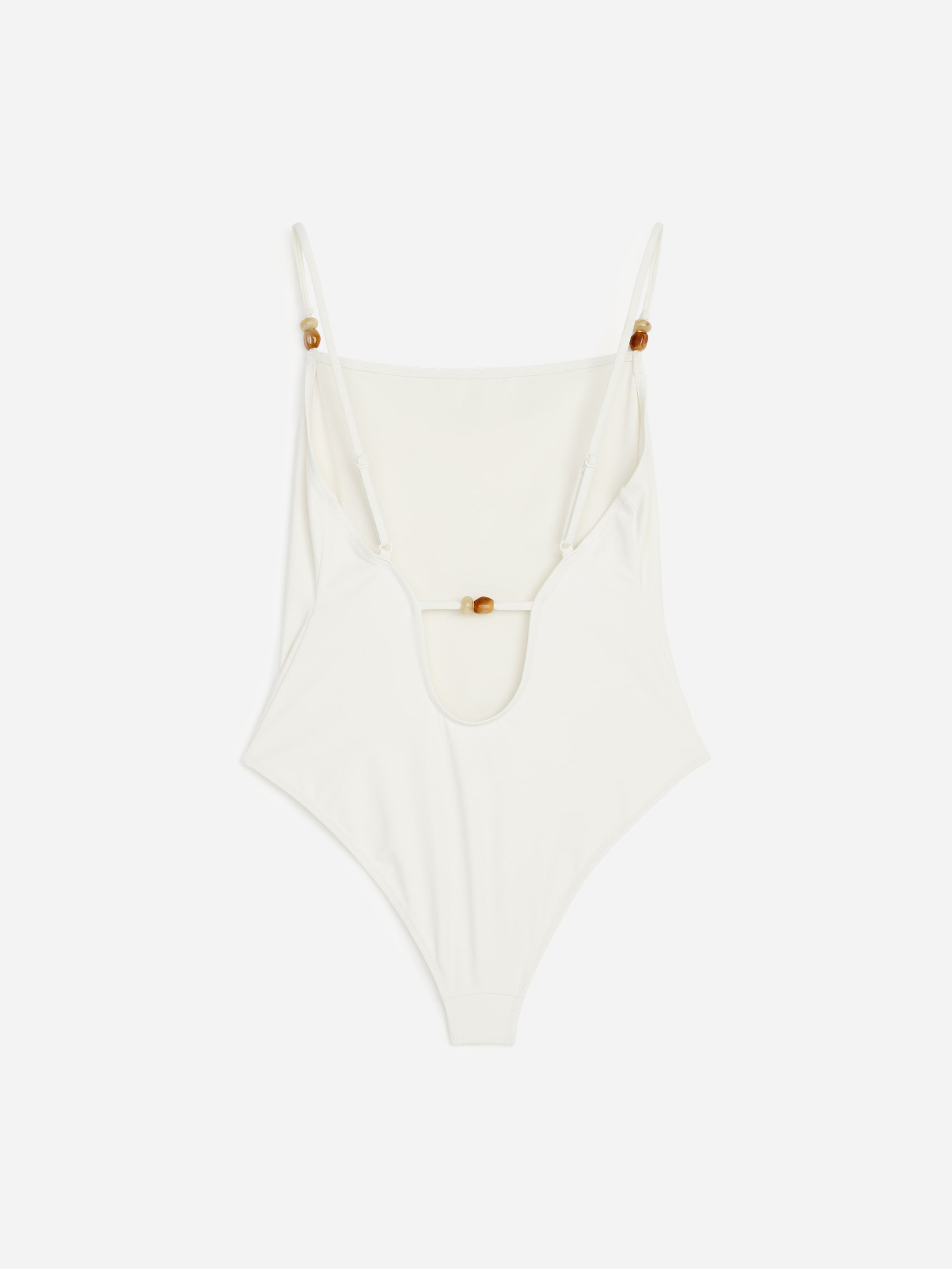 Beaded Swimsuit - Off-white - Women - StillMedia/DescriptiveStillLife - 2