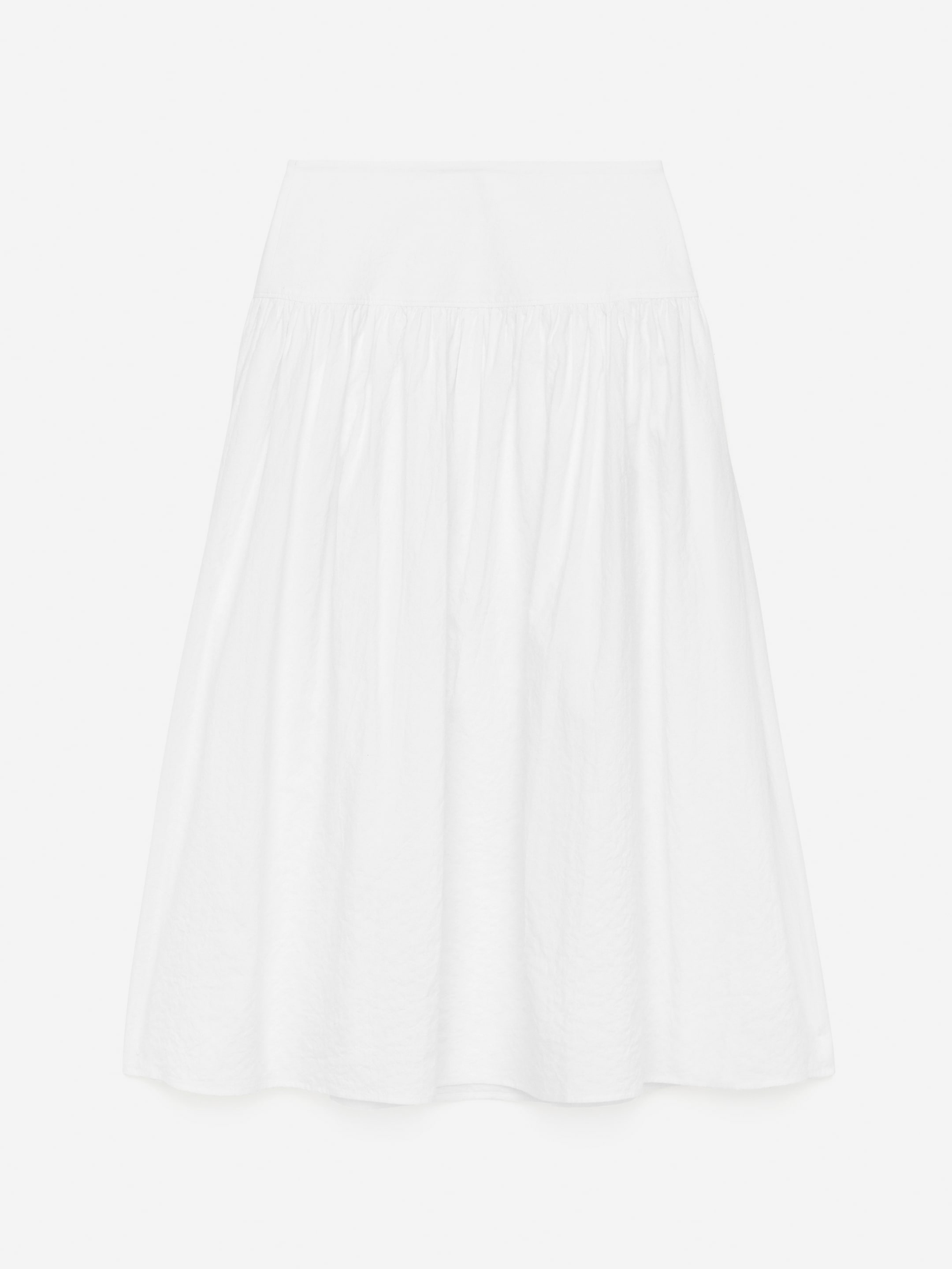Seersucker Skirt - Off White - Regular fit - Women - StillMedia/DescriptiveStillLife - 2