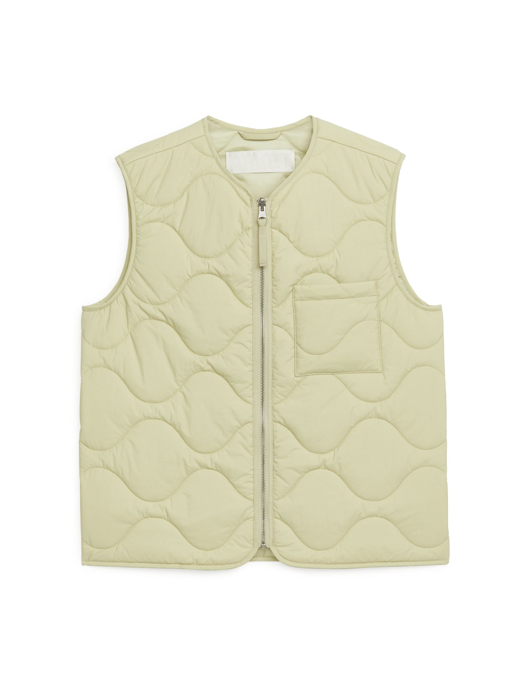 Gesteppte 2-in-1-Liner-Weste - Cremeweiß - Regular Fit - Herren - StillMedia/DescriptiveStillLife - 1