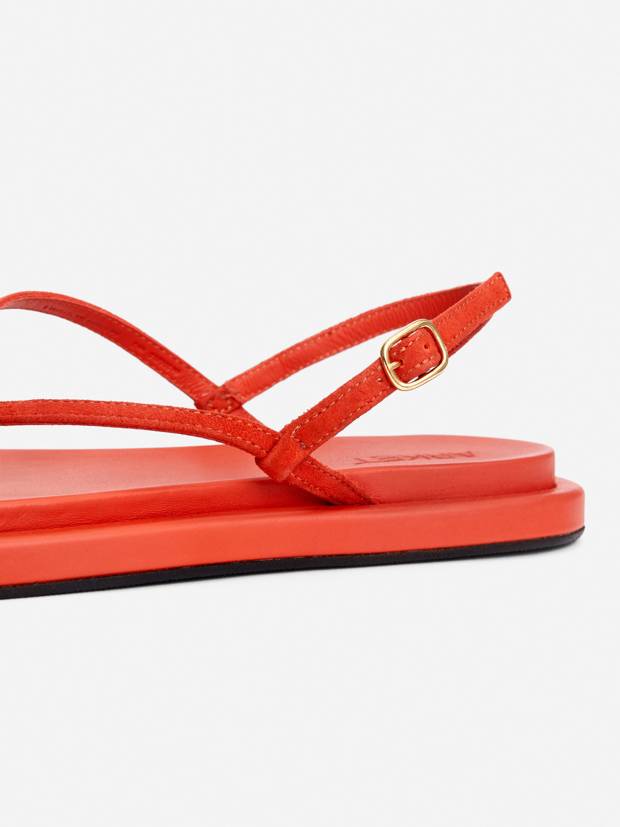Vezi imaginea mai mare: Sandale cu Barete din Piele - Portocaliu - FEMEI | H&M RO 7