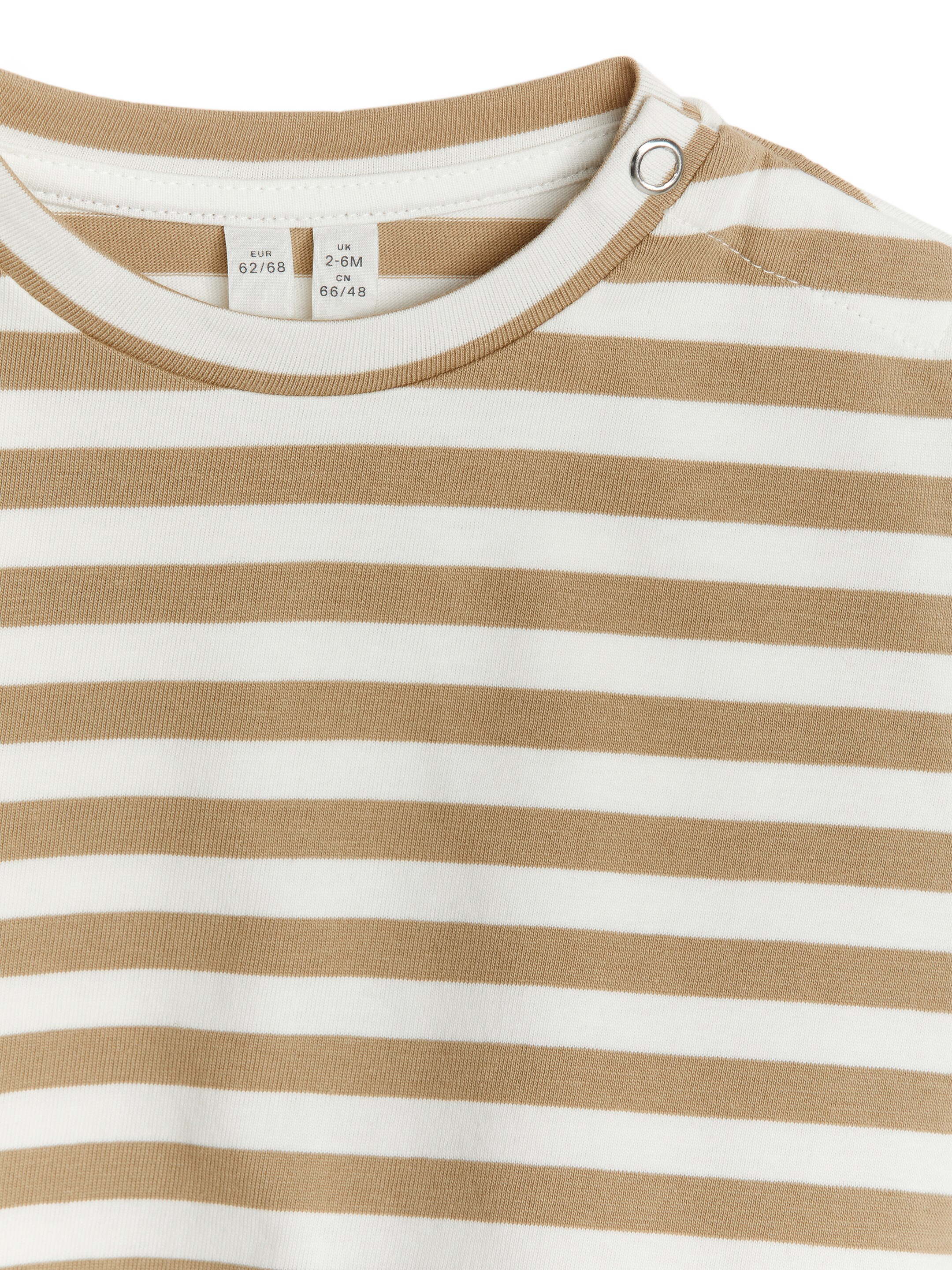 Ingrandisci l'immagine: Long Sleeve Top - Beige/Off White - BAMBINO | H&M CH 3