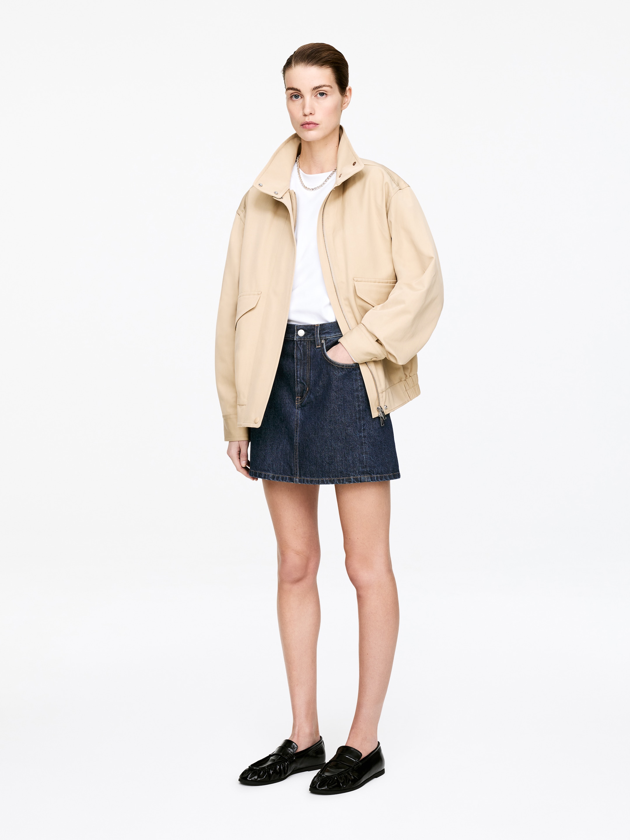 Denim Mini Skirt - Blue - Regular fit - Women - StillMedia/Lookbook - 5
