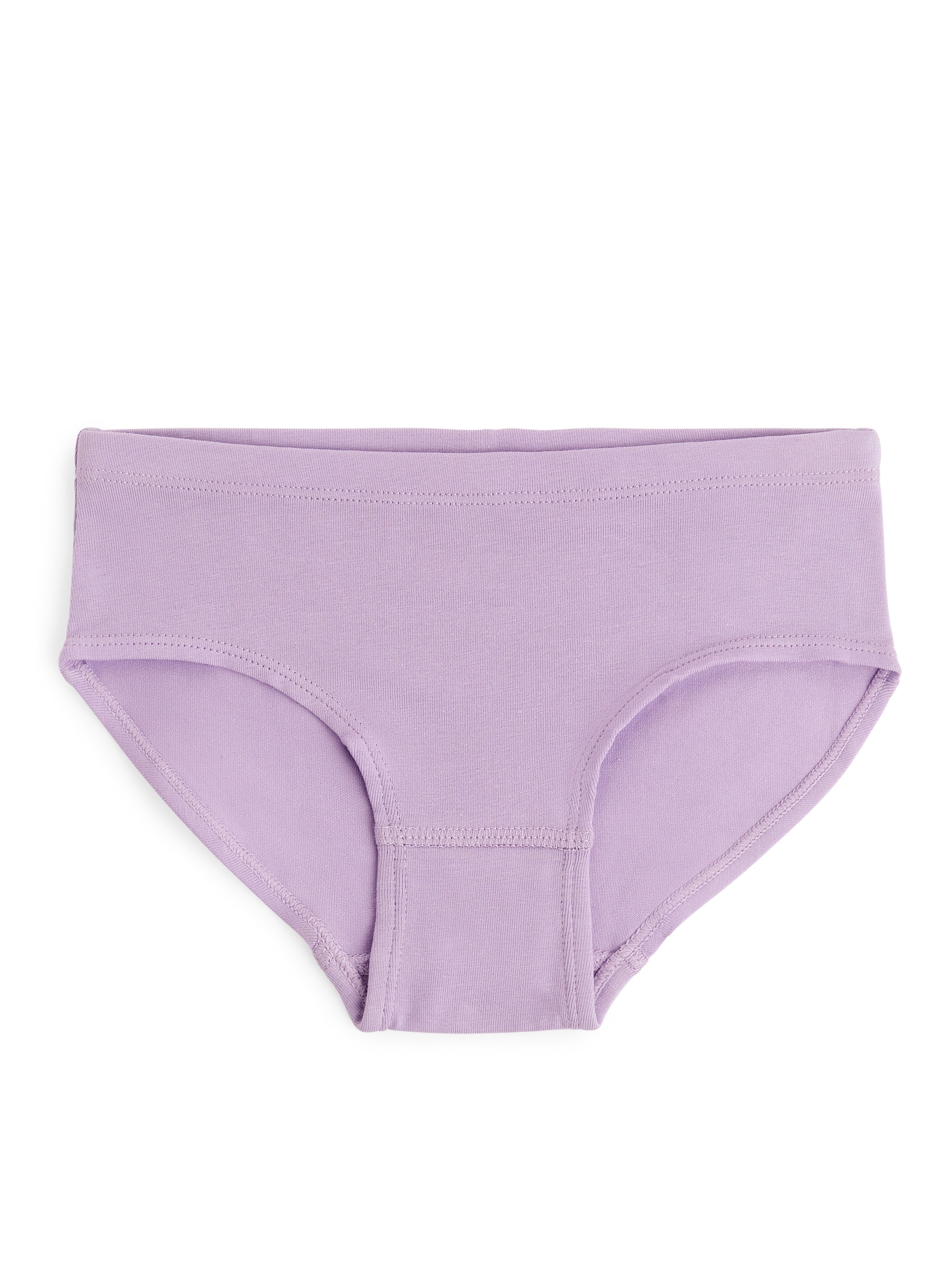 Trosor i bomullstrikå, 3-pack - Orange/rosa/lila - Regular fit - Children - StillMedia/DescriptiveStillLife - 4