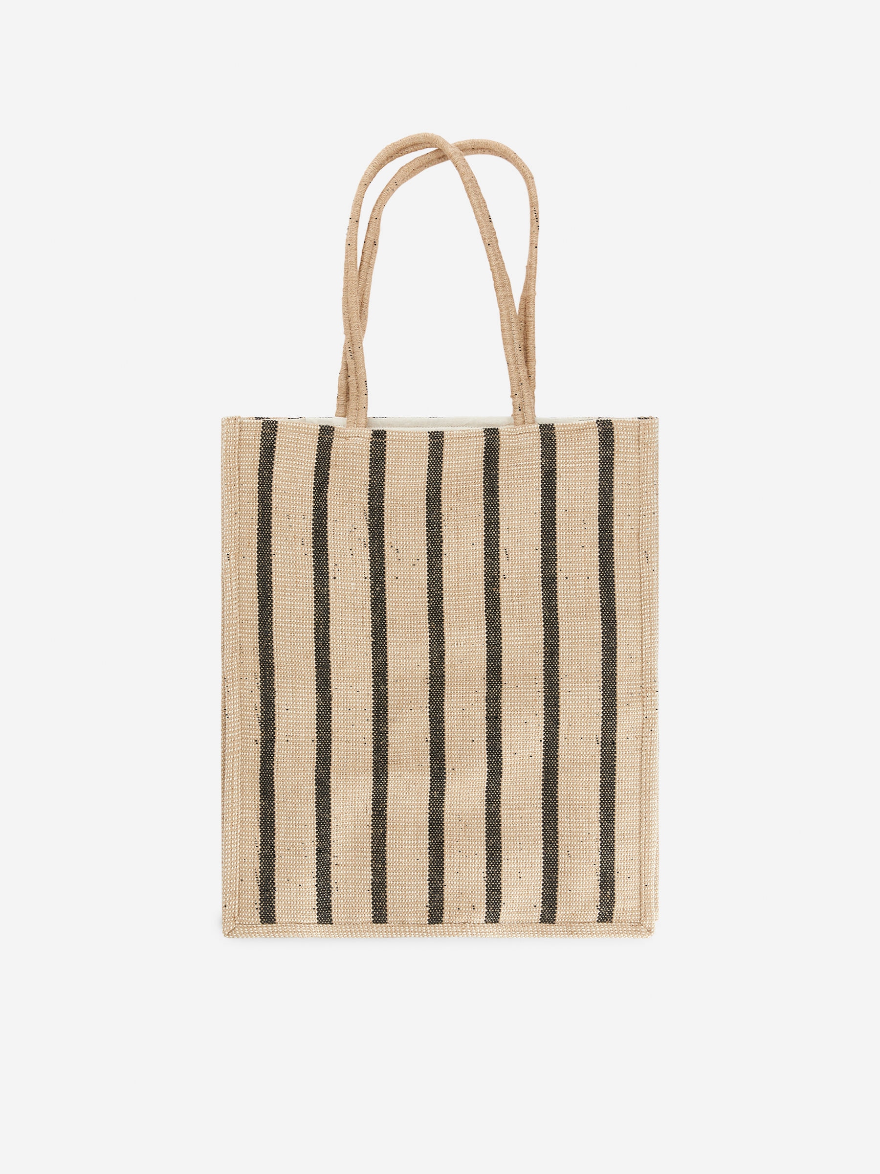 Jute Tote Bag - Black/Beige - Homeware - StillMedia/DescriptiveStillLife - 2
