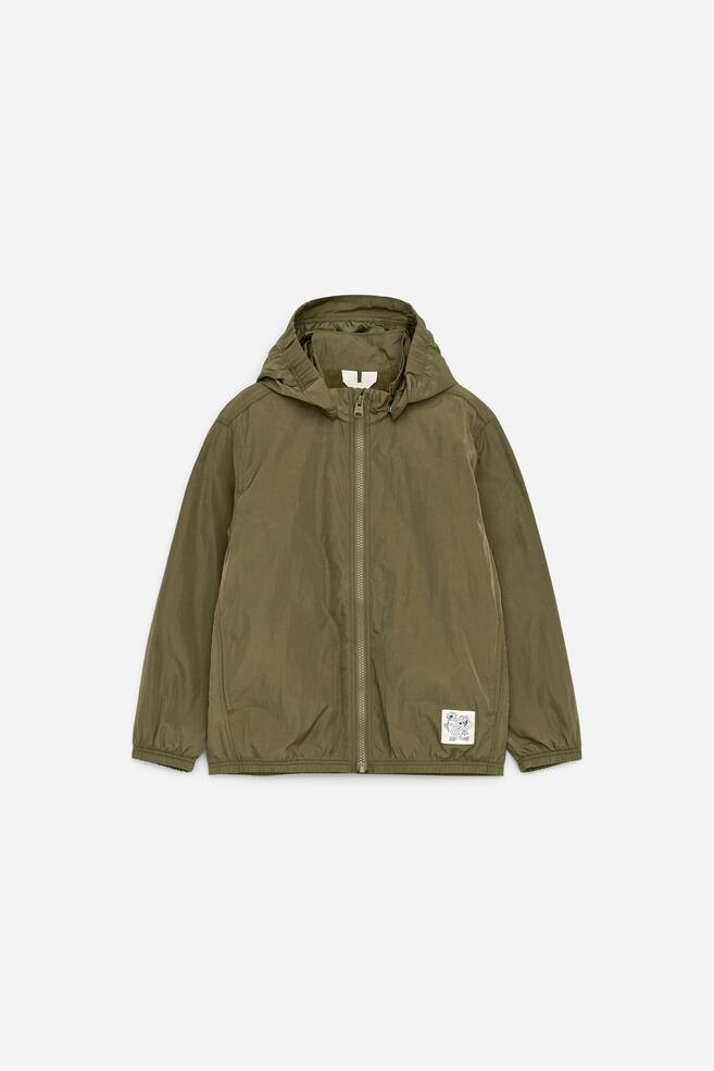 Fleece-Lined Shell Jacket - Green/Lilac/Multi - 1