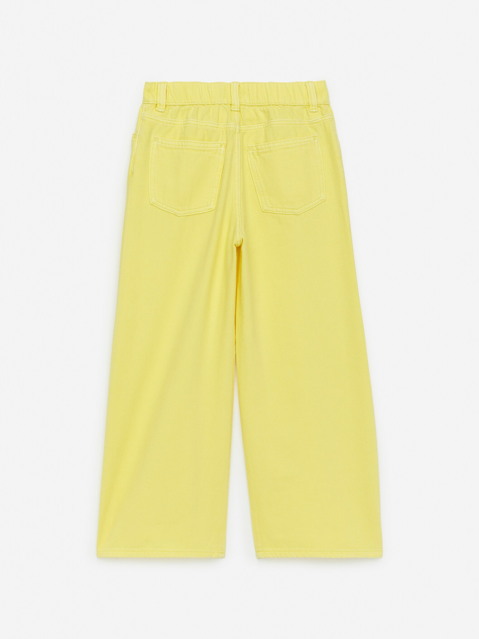Wide Denim Trousers - Yellow/Lilac/Blue/Black/Purple/Blue - 3