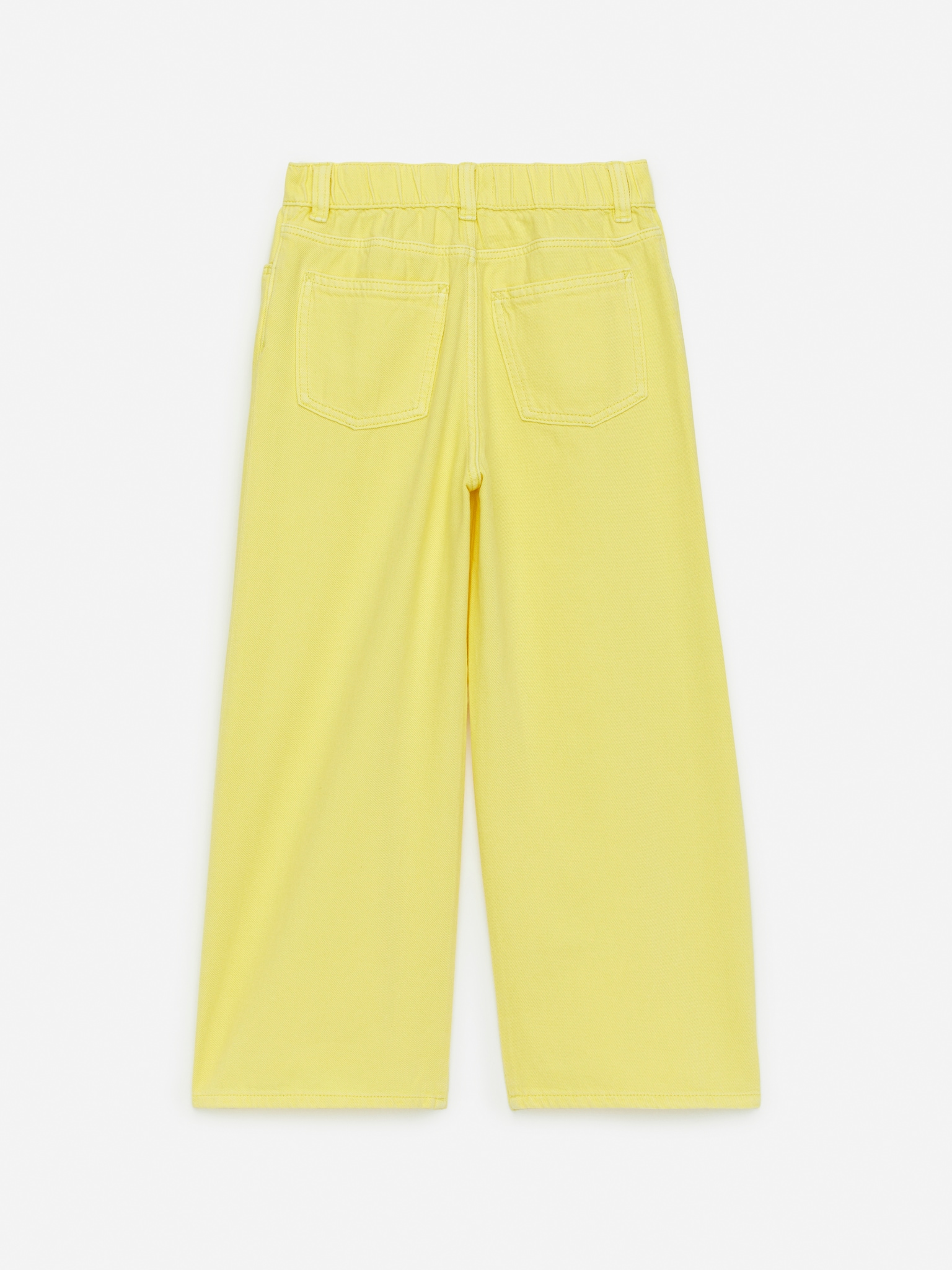 Pantalon large en jean - Jaune/Mauve/Bleu/Noir/Bleu/Violet/Rouge foncé - 2