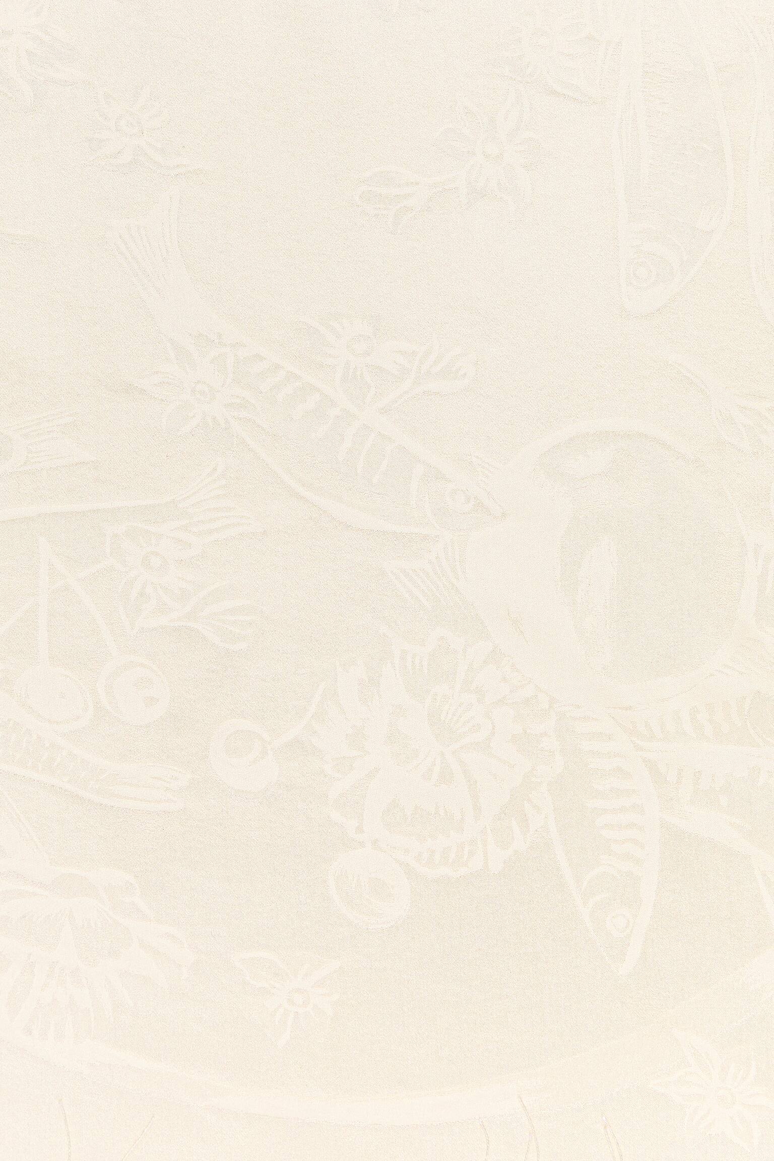 Pañuelo de seda - Beige - 4