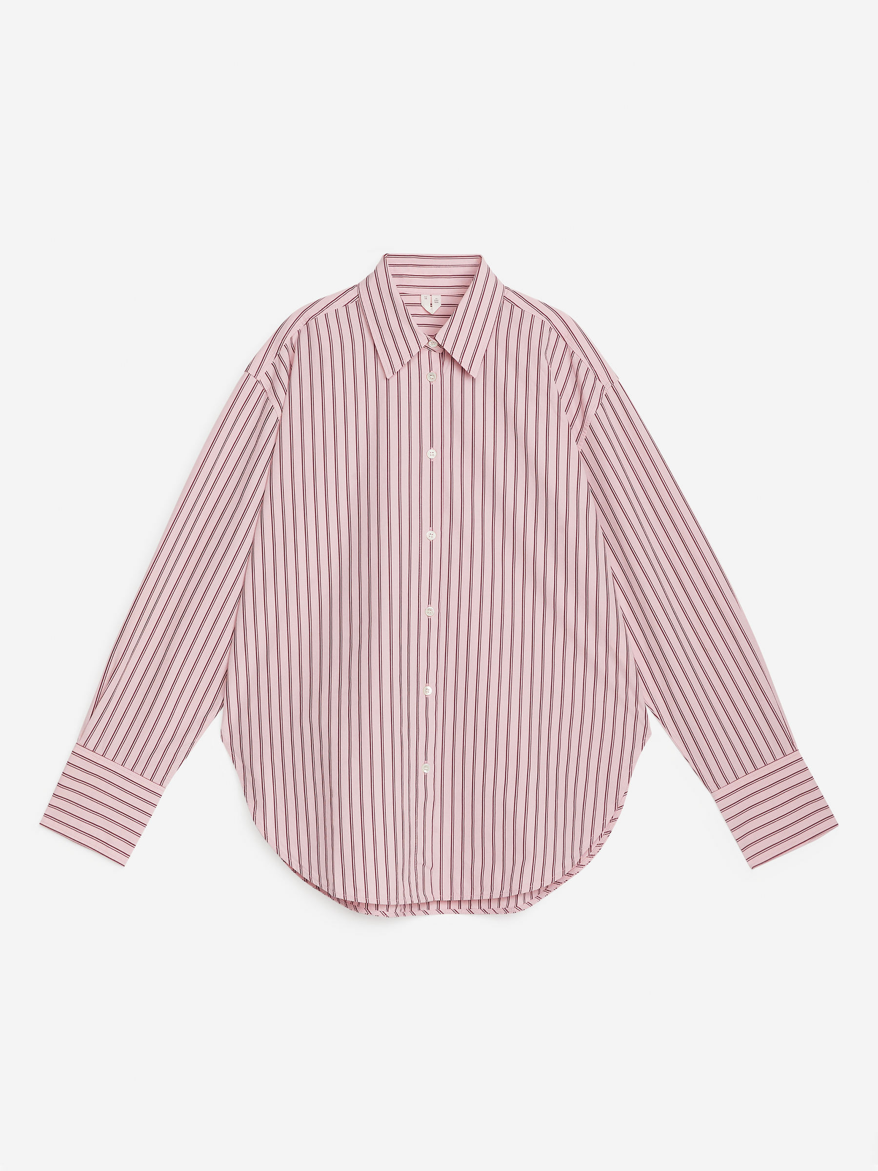 Relaxed-Fit Poplin Shirt-#583A41-11626