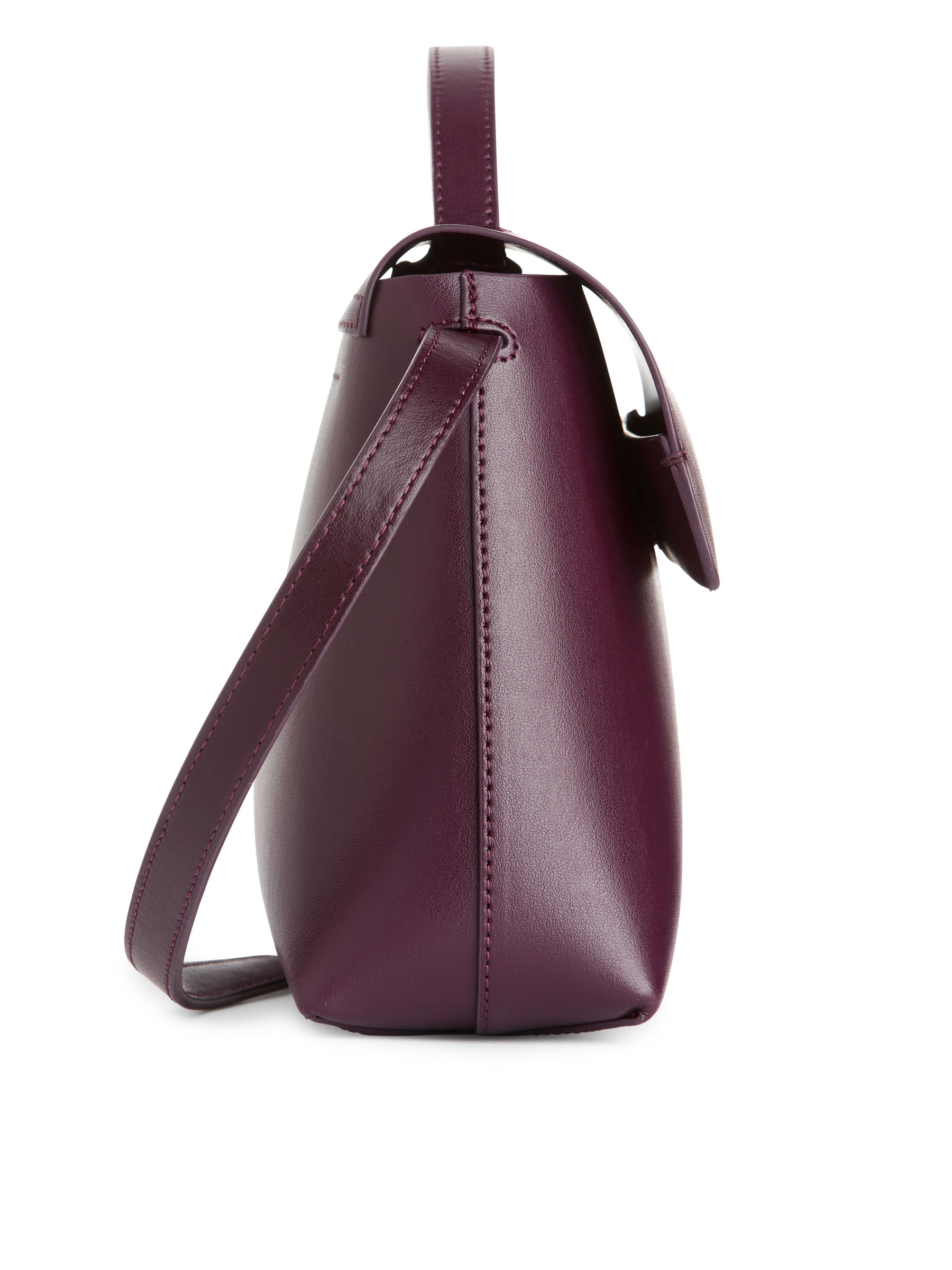 Bolso bandolera de piel - Burdeos - Women - StillMedia/DescriptiveStillLife - 3