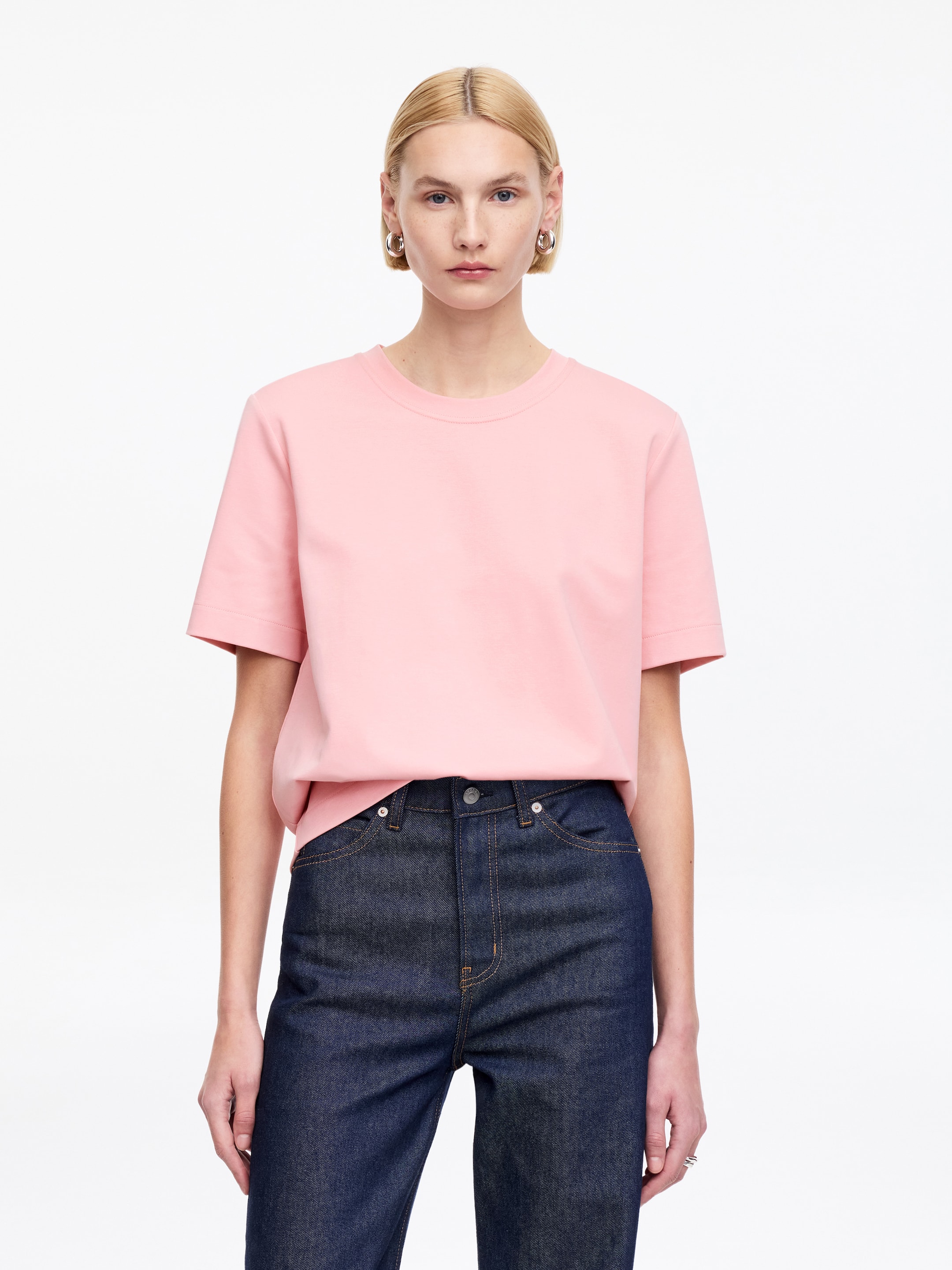 Formbeständiges Signature-T-Shirt - Rosa - Regular Fit - Damen - StillMedia/Lookbook - 7