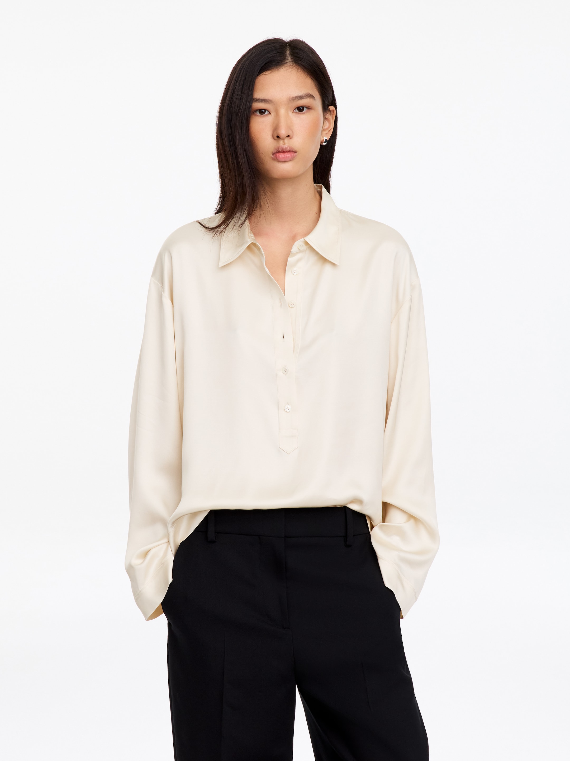 Lockeres Poloshirt-White-20632