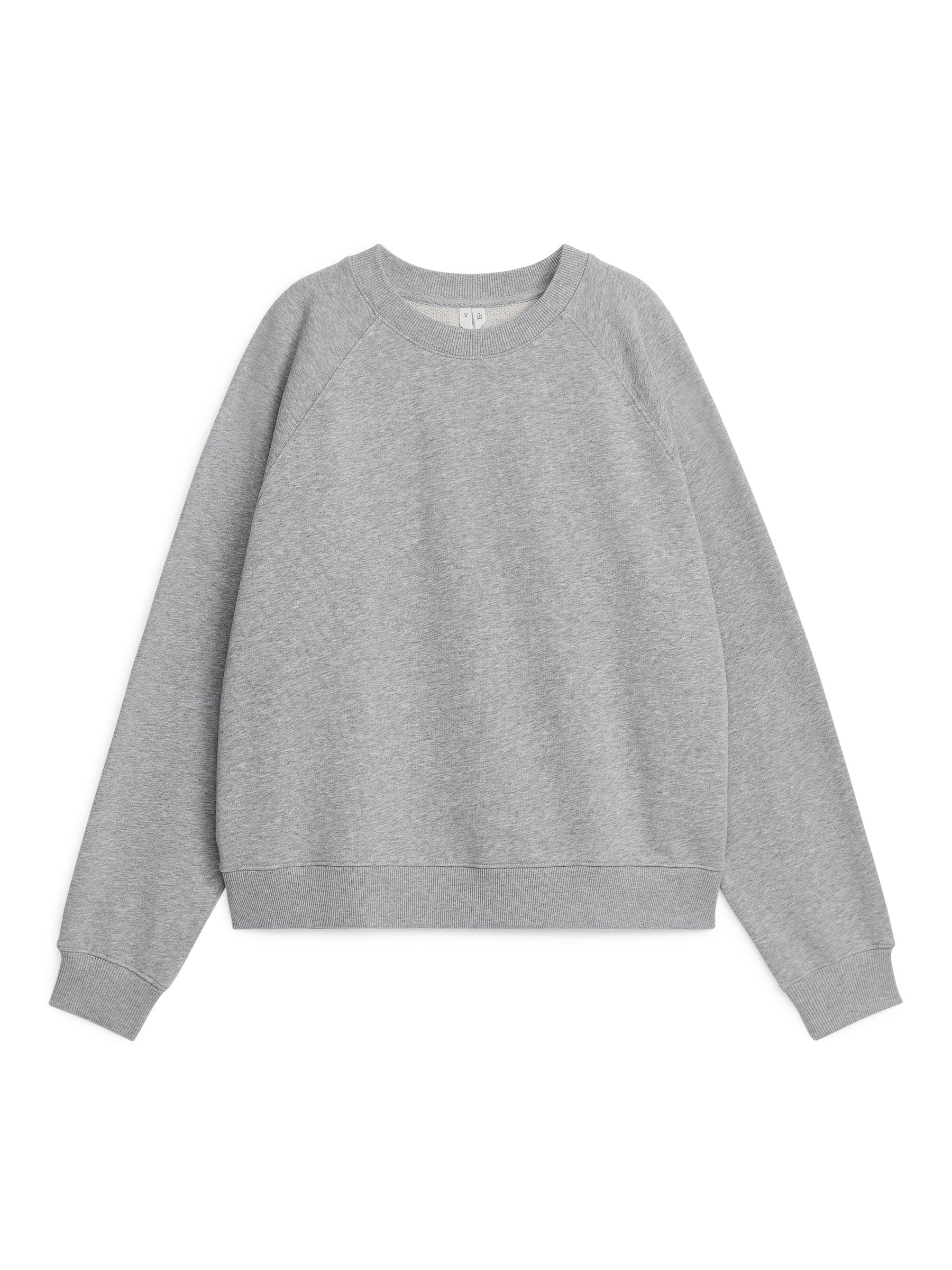 Weiches French-Terry-Sweatshirt - Graumeliert - Loose Fit - Women - StillMedia/DescriptiveStillLife - 1