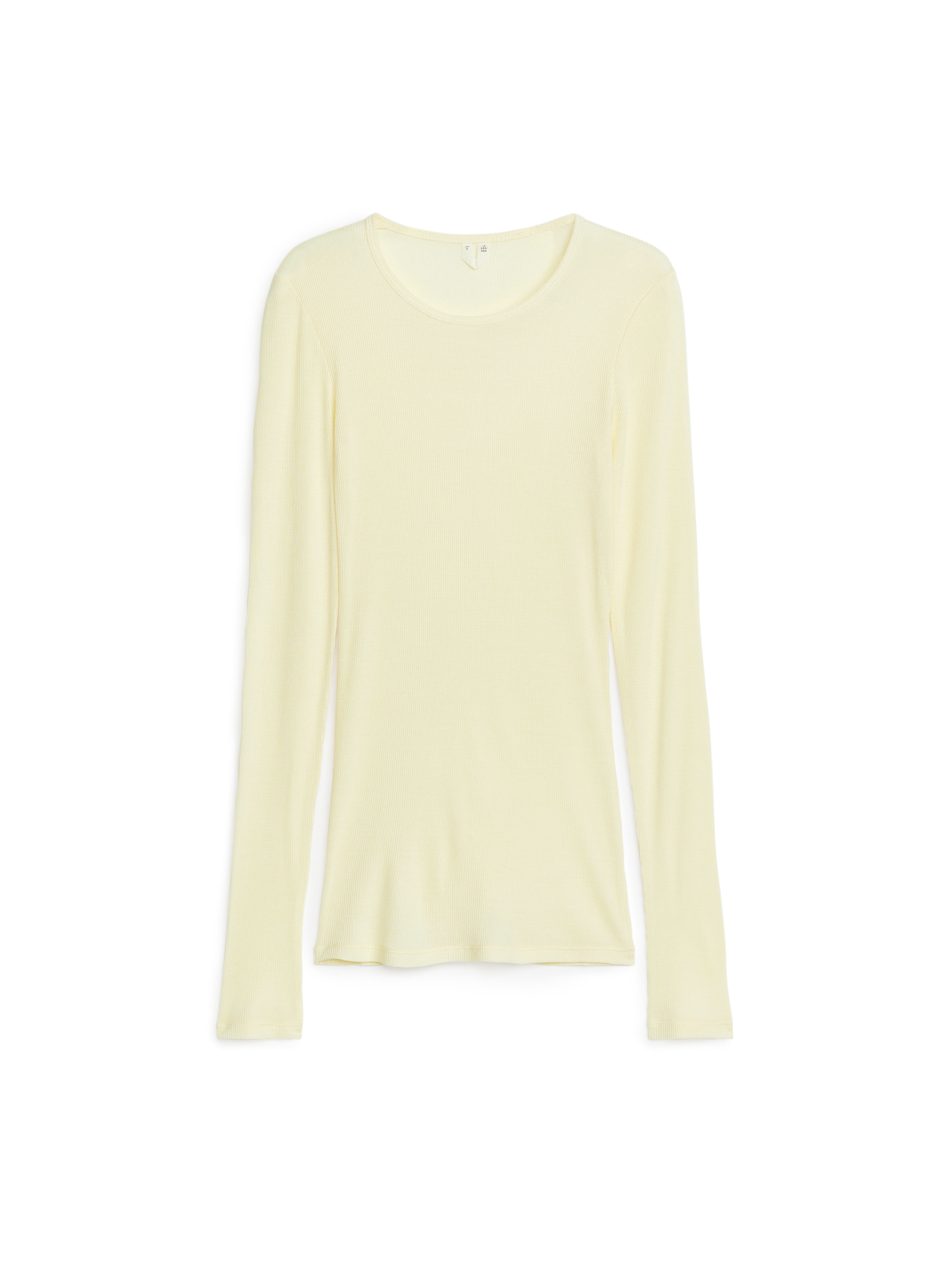 Agrandir l'image: Haut côtelé en soie - Blanc cassé - FEMME | H&M CH 1