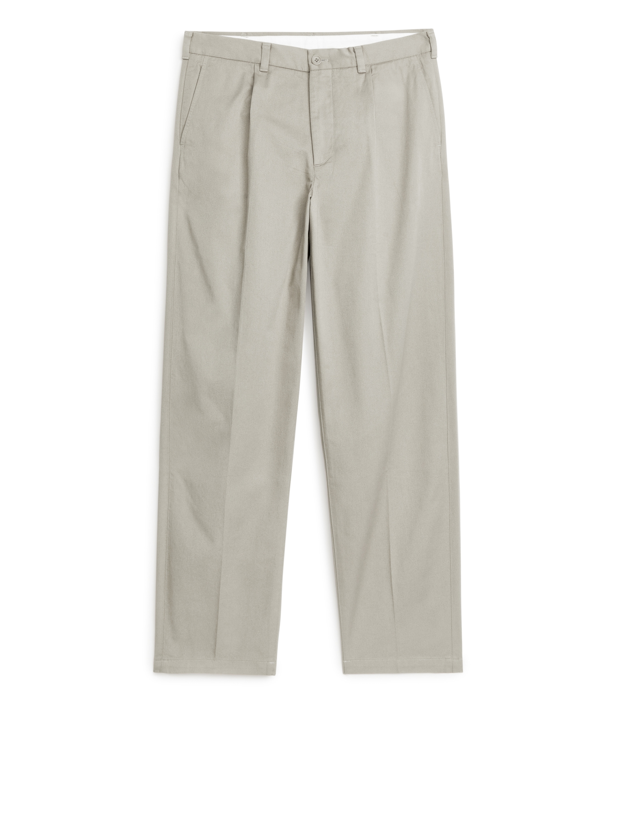 Chino in twill di cotone-#C6C9CB-11841