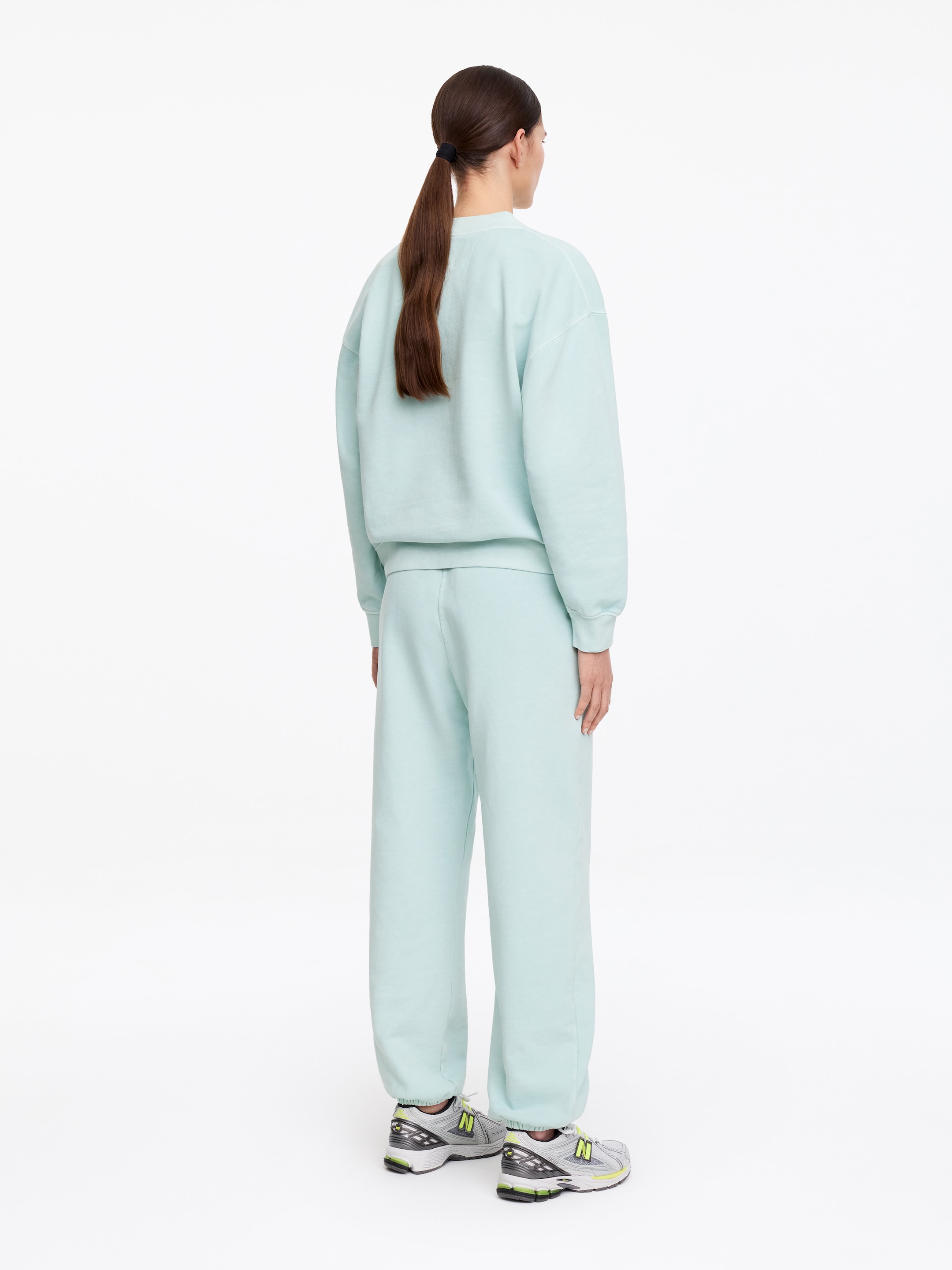 Jogginghose aus Frottee - Helltürkis - Regular Fit - Damen - StillMedia/Lookbook - 3