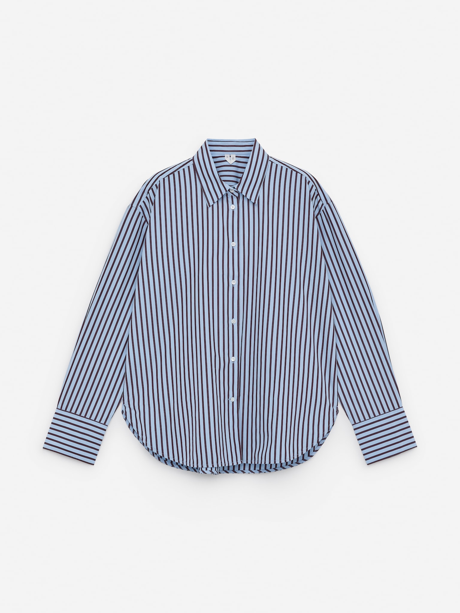 Cotton Poplin Shirt - Blue/Burgundy/Khaki Green/Pink/Blue - 2