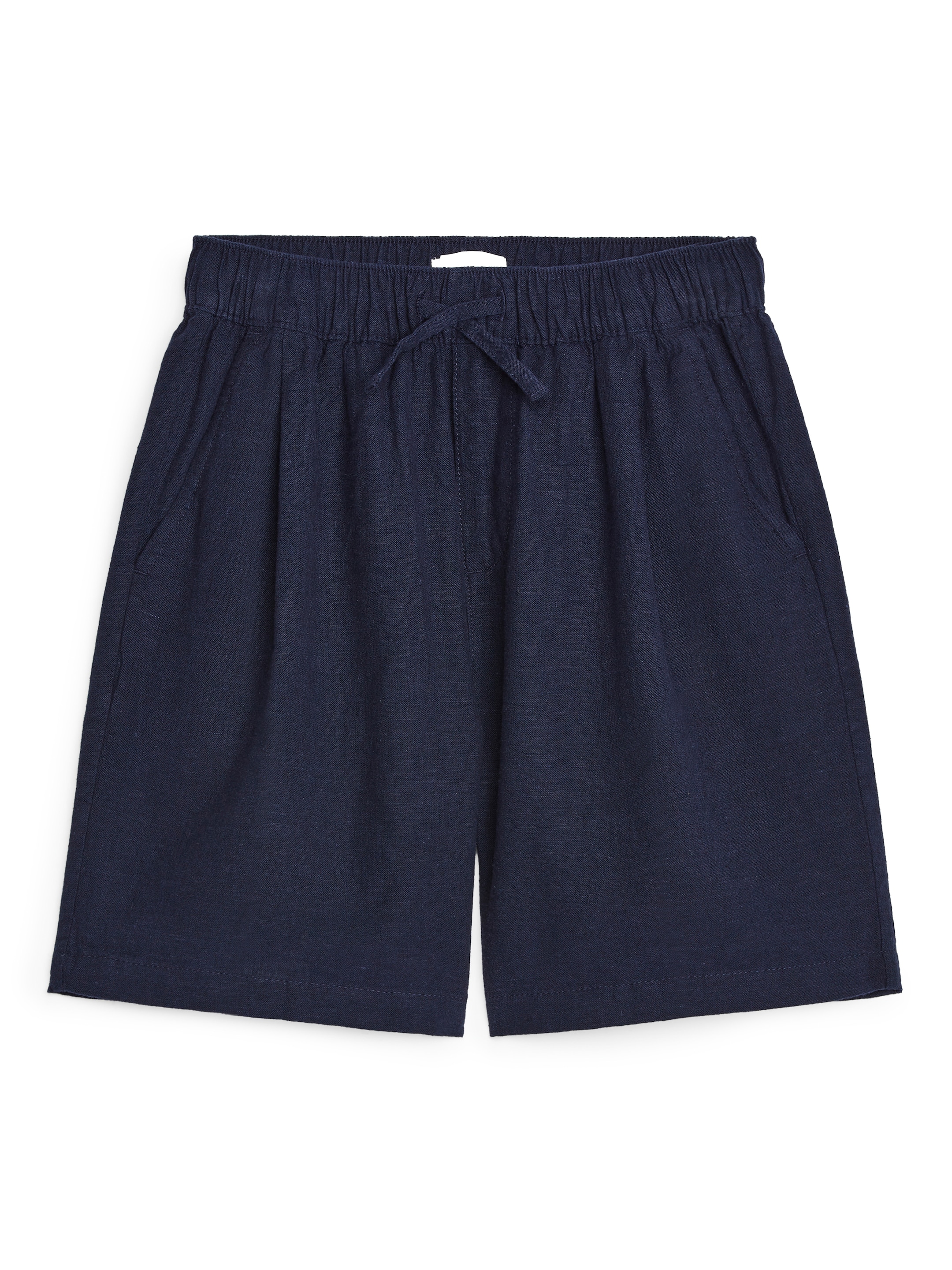 Baumwoll-Leinen-Shorts - Dunkelblau - Regular Fit - Kinder - StillMedia/DescriptiveStillLife - 3