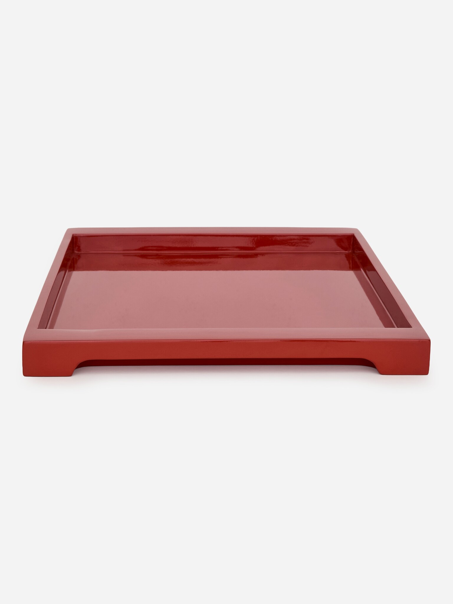 Vassoio laccato 47 x 31 cm - Rosso/Blu/Verde - 2