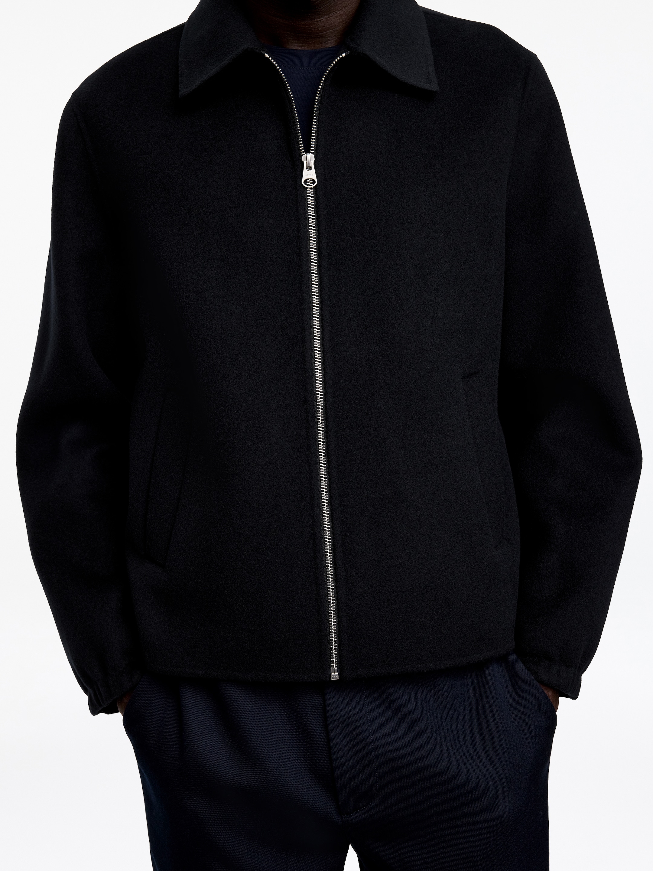 Wool Blend Doublé Jacket - Dark Blue - Regular fit - men - StillMedia/Lookbook - 2