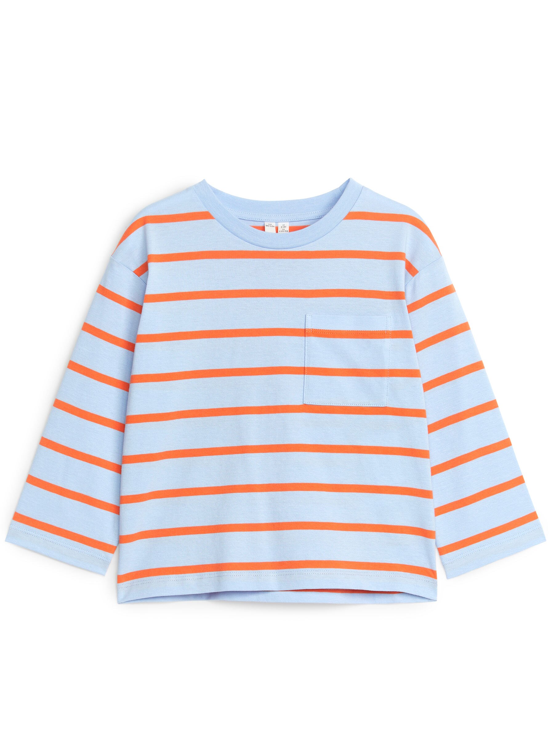 Long Sleeve T-Shirt - Light Blue/Orange - Loose fit - Children - StillMedia/DescriptiveStillLife - 3
