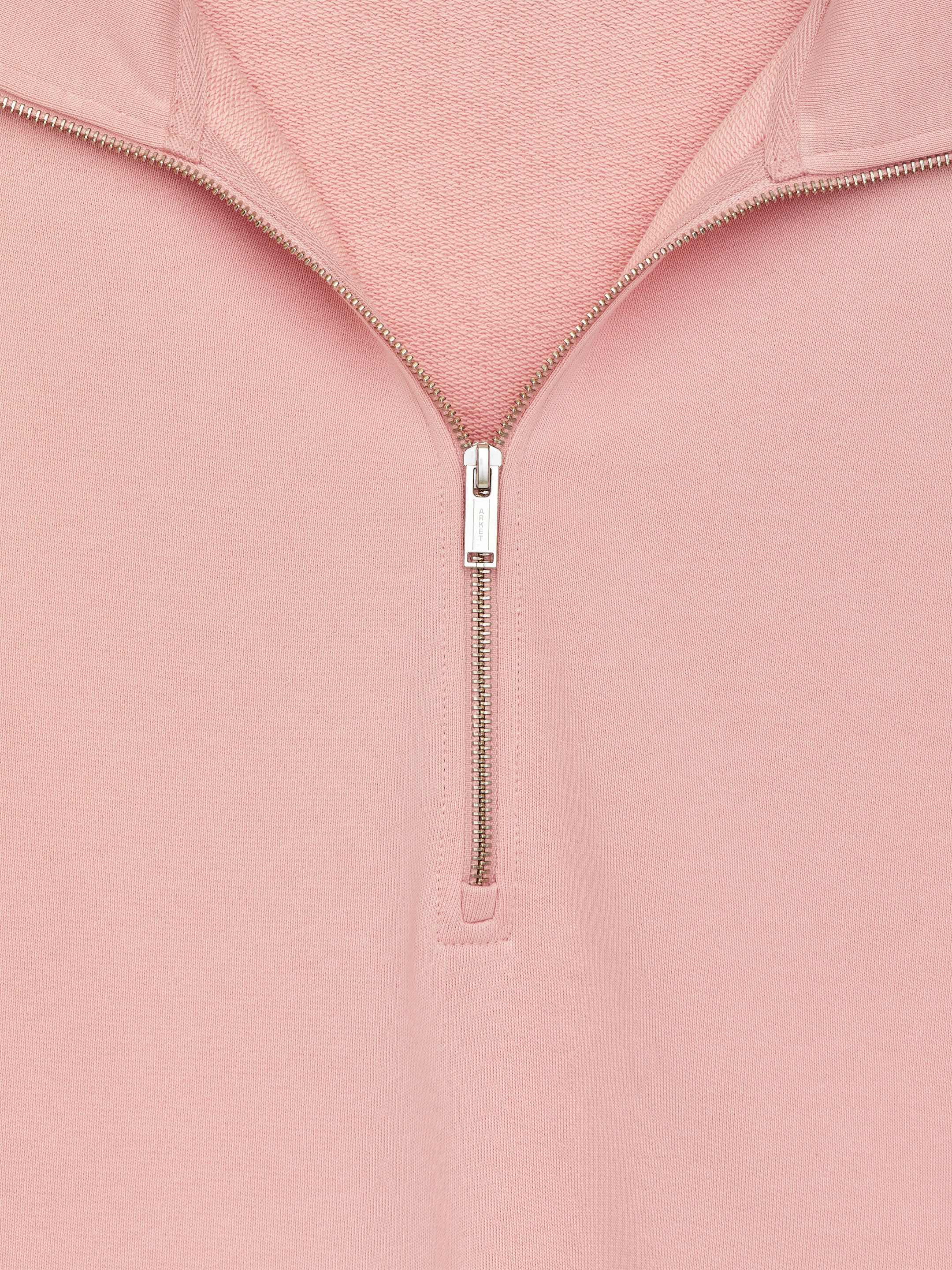 Half-Zip Sweatshirt - Peach - Regular fit - women - StillMedia/DescriptiveDetail - 1