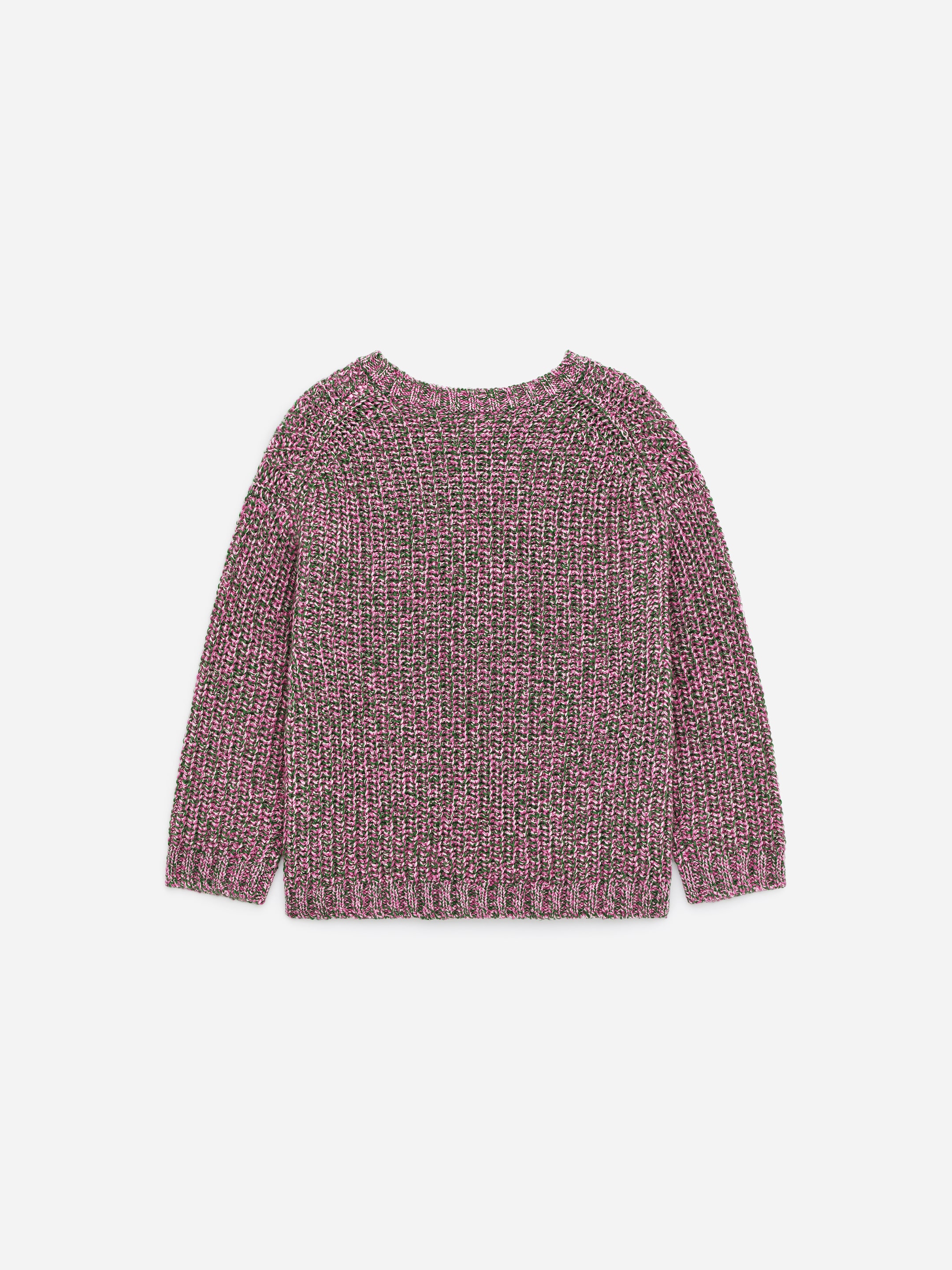 Tröja i ull - Rosa/grön - Relaxed fit - Children - StillMedia/DescriptiveStillLife - 3