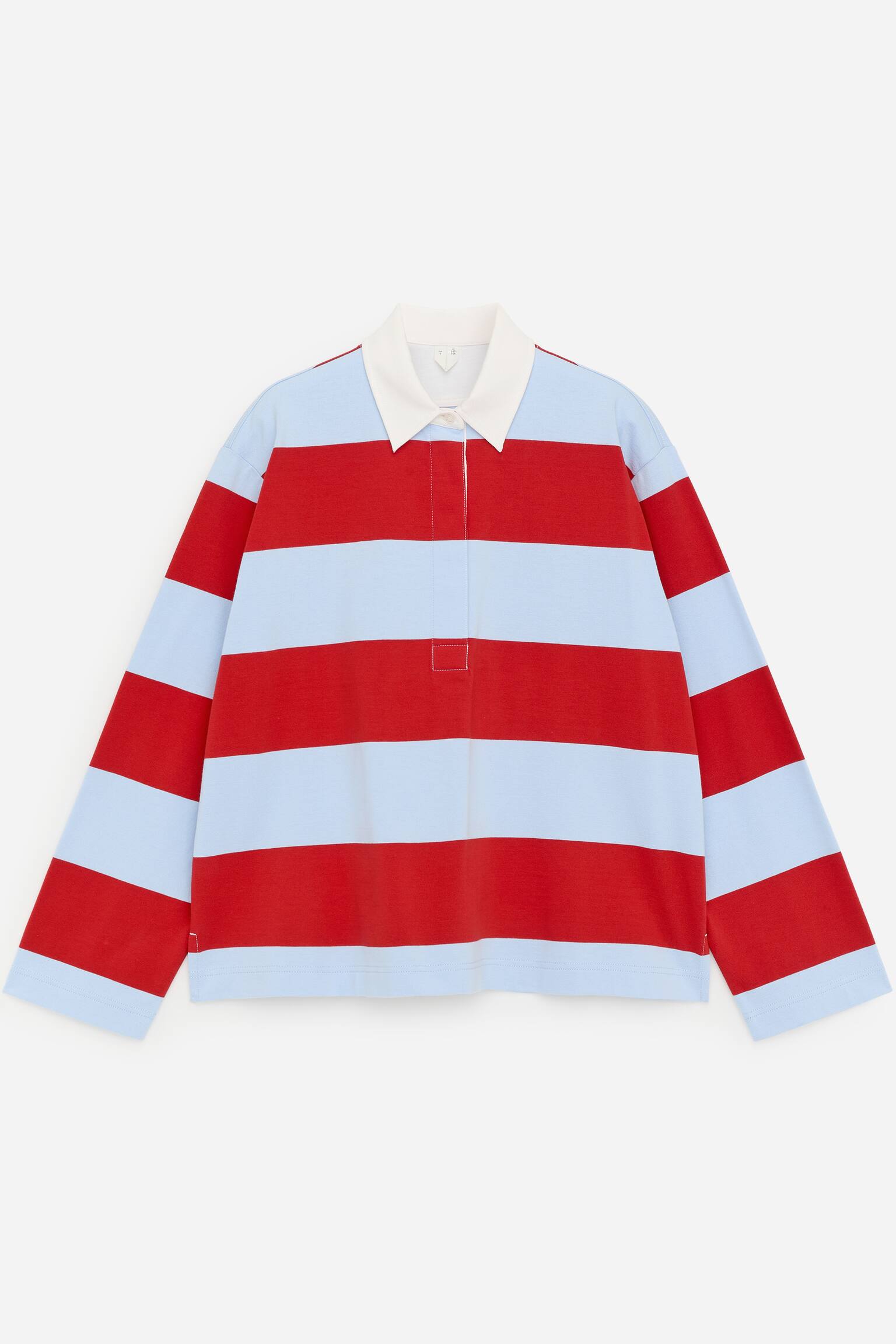 Polo em algodão - Vermelho/Azul/Castanho/Branco - 2