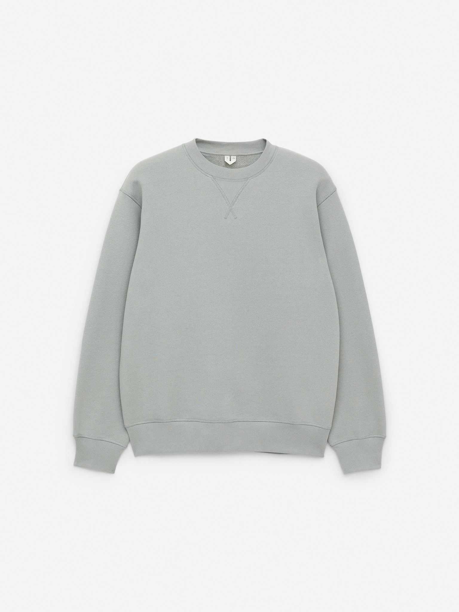Sudadera loose fit - Menta empolvado/Gris jaspeado - 2