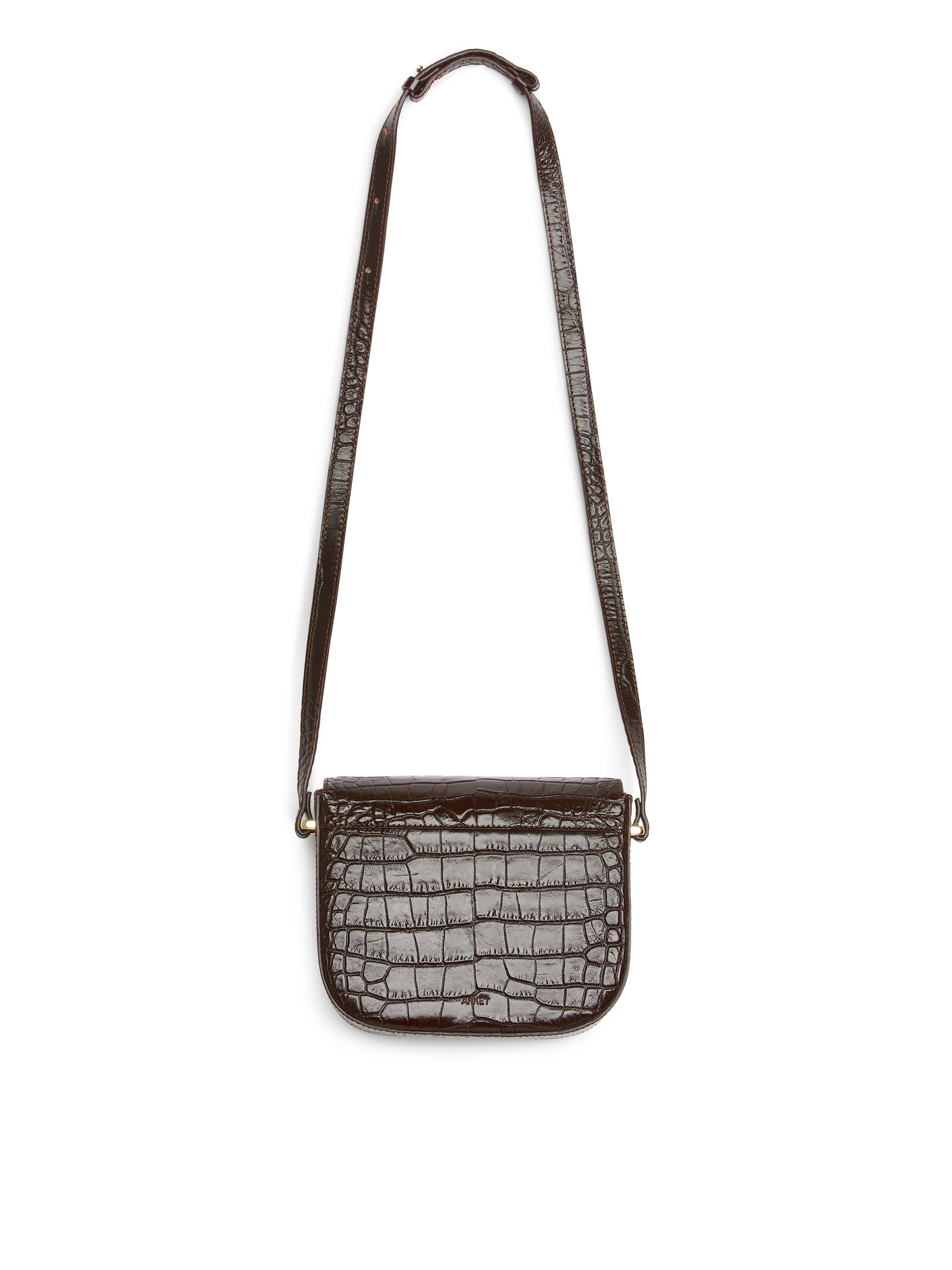 Schultertasche aus Leder - Dunkelbraun - Damen - StillMedia/DescriptiveStillLife - 2