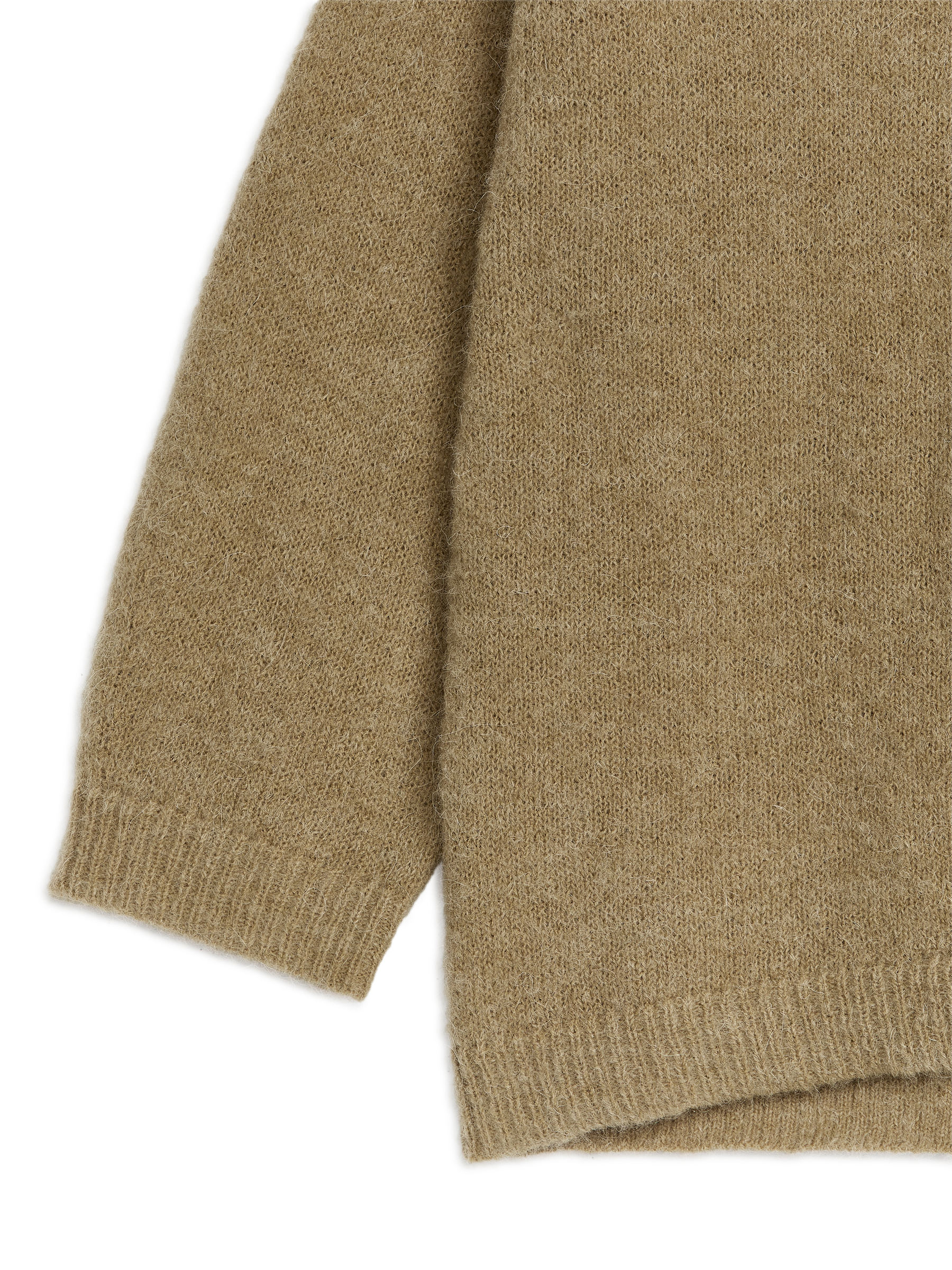 Alpaca-Wool Blend Jumper - Dark Beige - Oversized - Children - StillMedia/DescriptiveDetail - 3