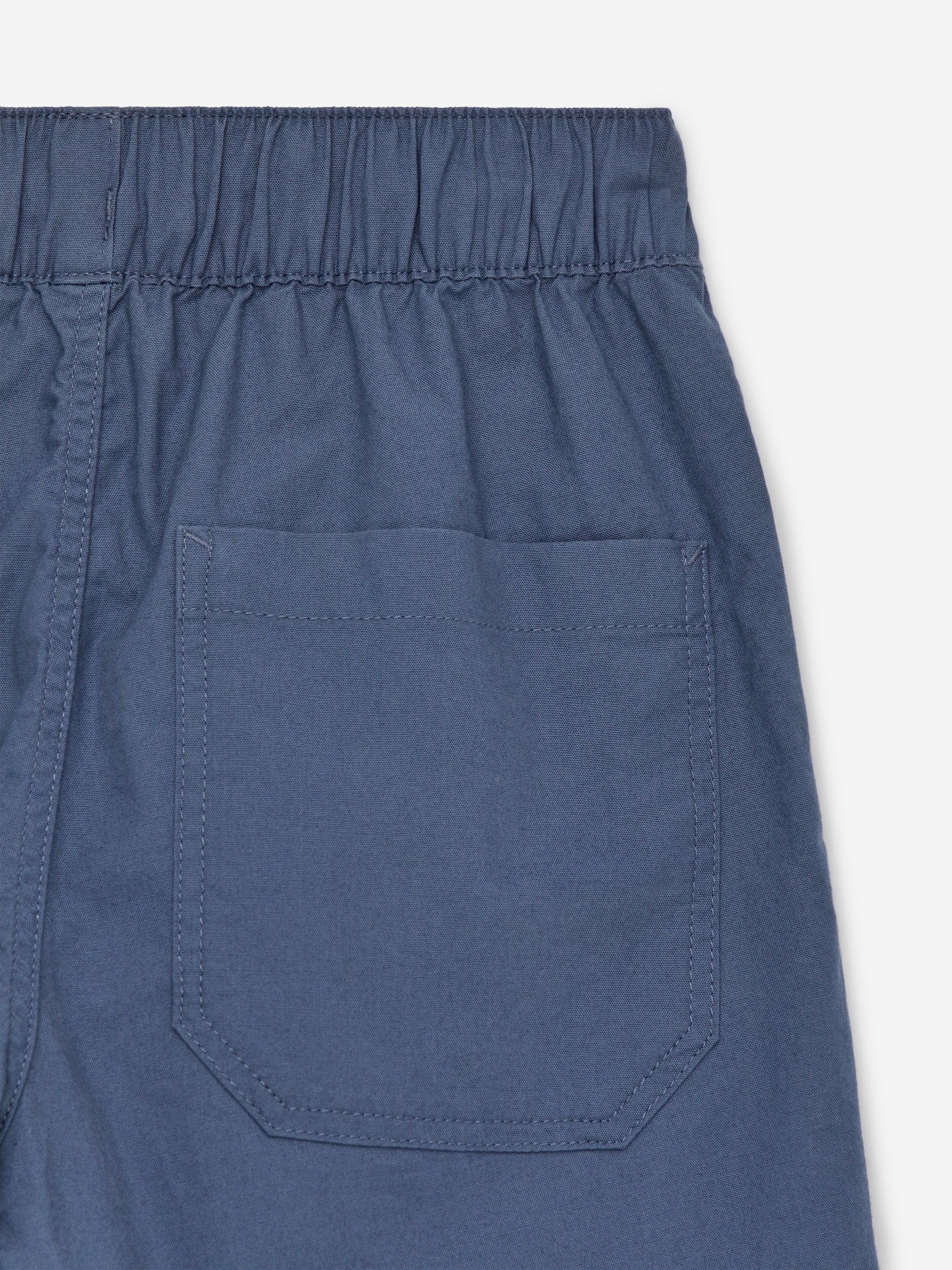 Relaxed Cotton Trousers - Blue - Regular fit - Children - StillMedia/DescriptiveDetail - 3