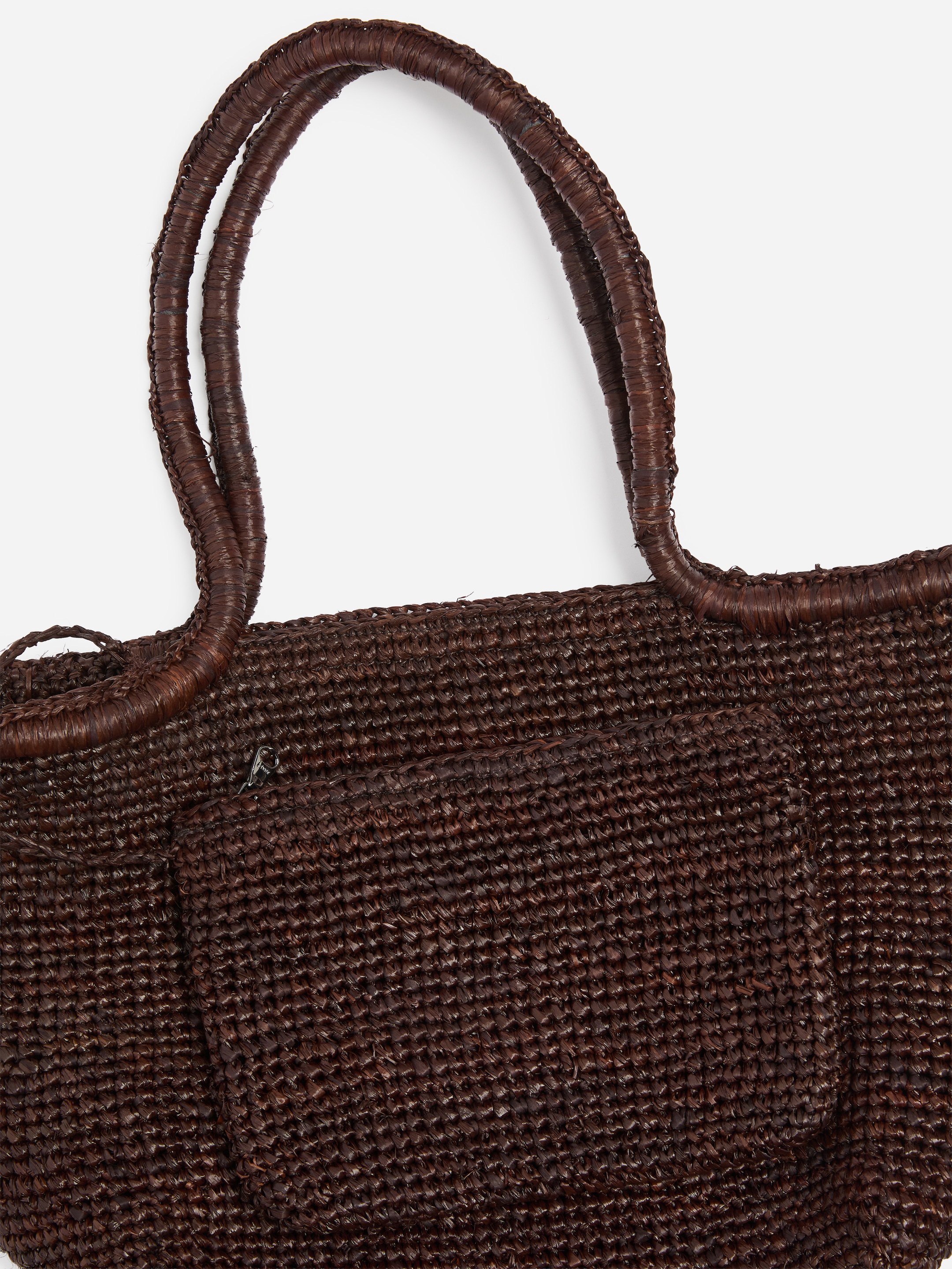 Raffia Medium Tote Bag - Brown - Women - StillMedia/DescriptiveDetail - 3