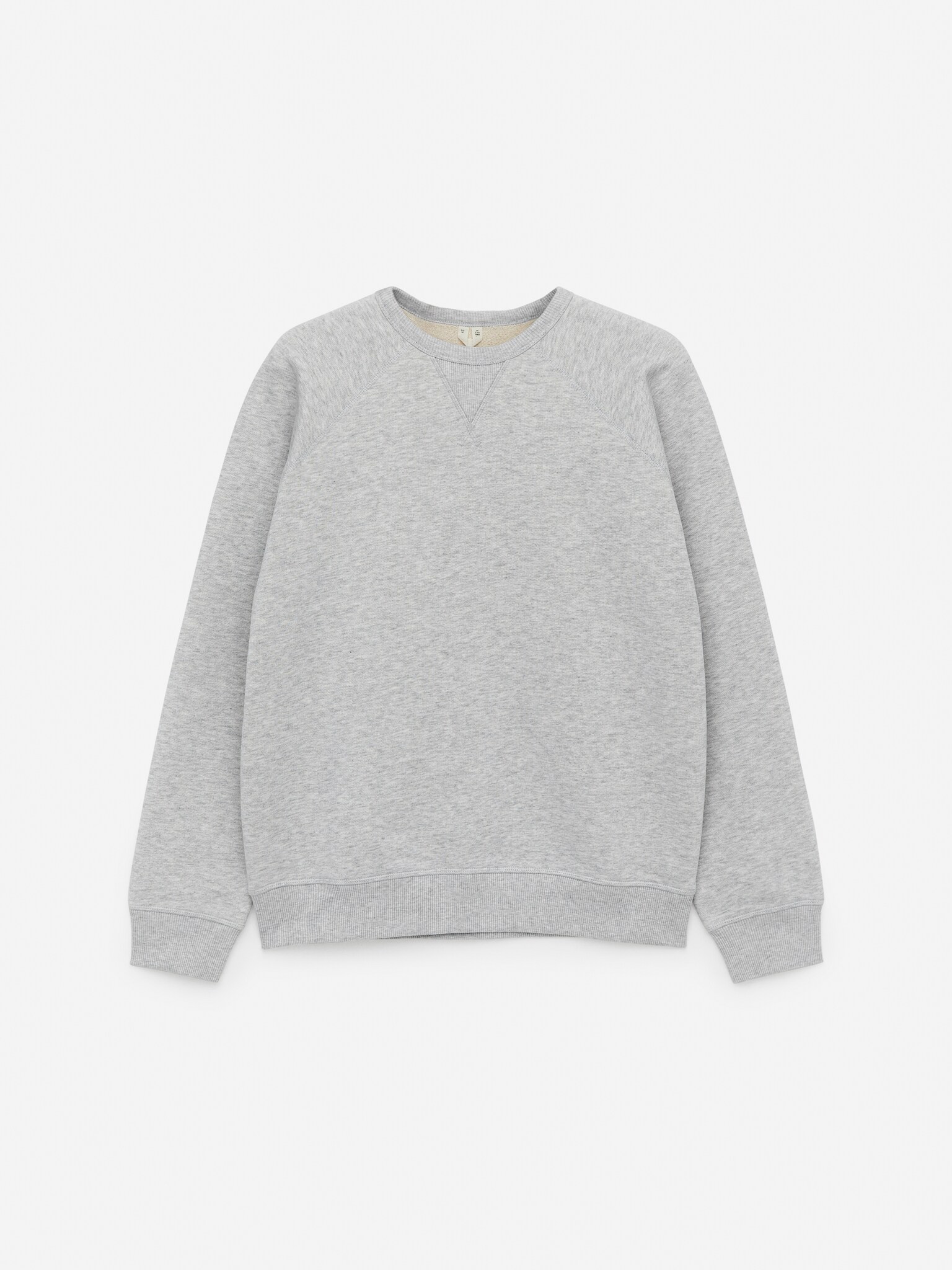 Sweat ample - Gris chiné/Menthe poudrée - 2