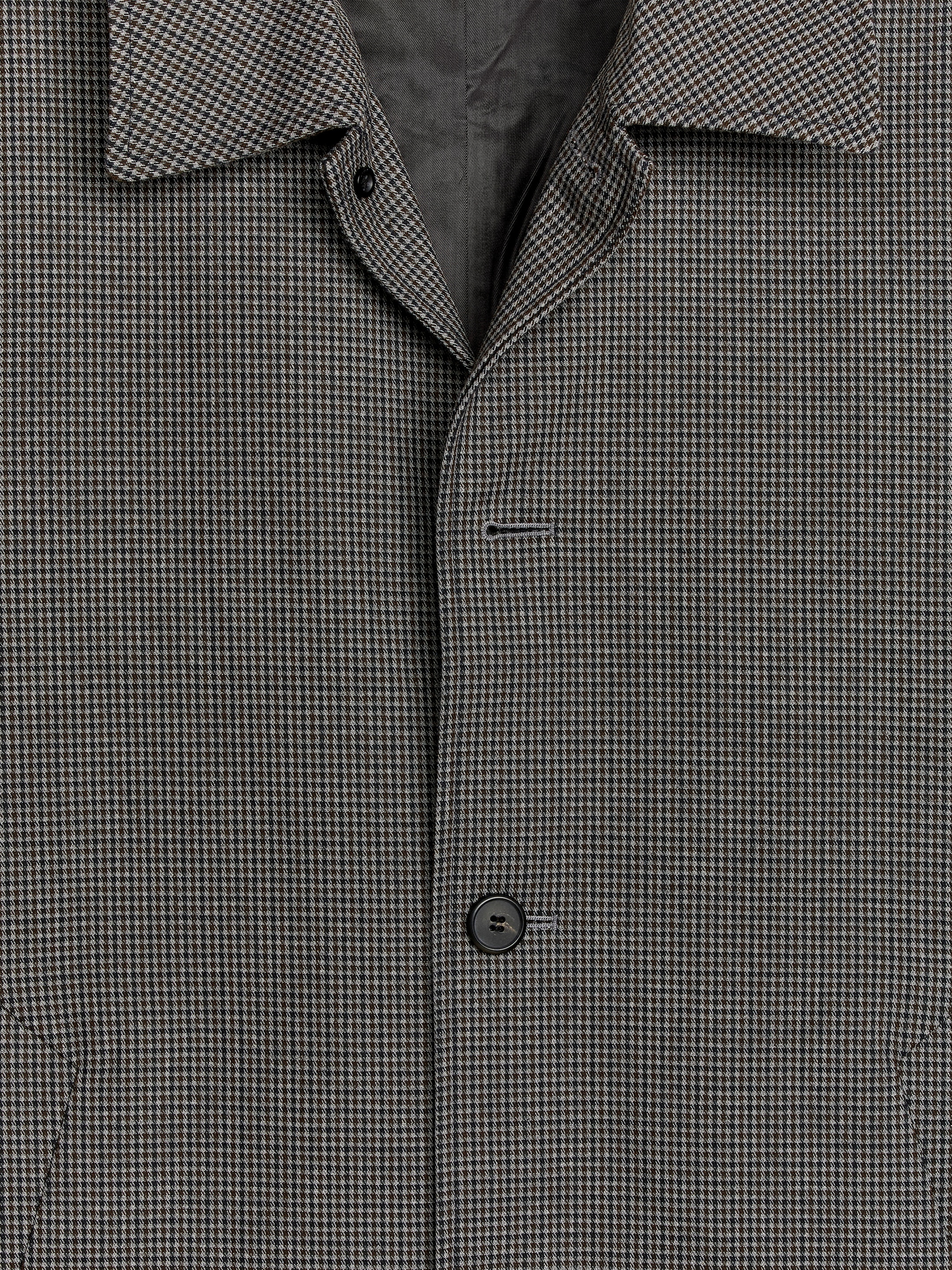 Checkered Car Coat - Grey/Black - Regular fit - Men - StillMedia/DescriptiveDetail - 3